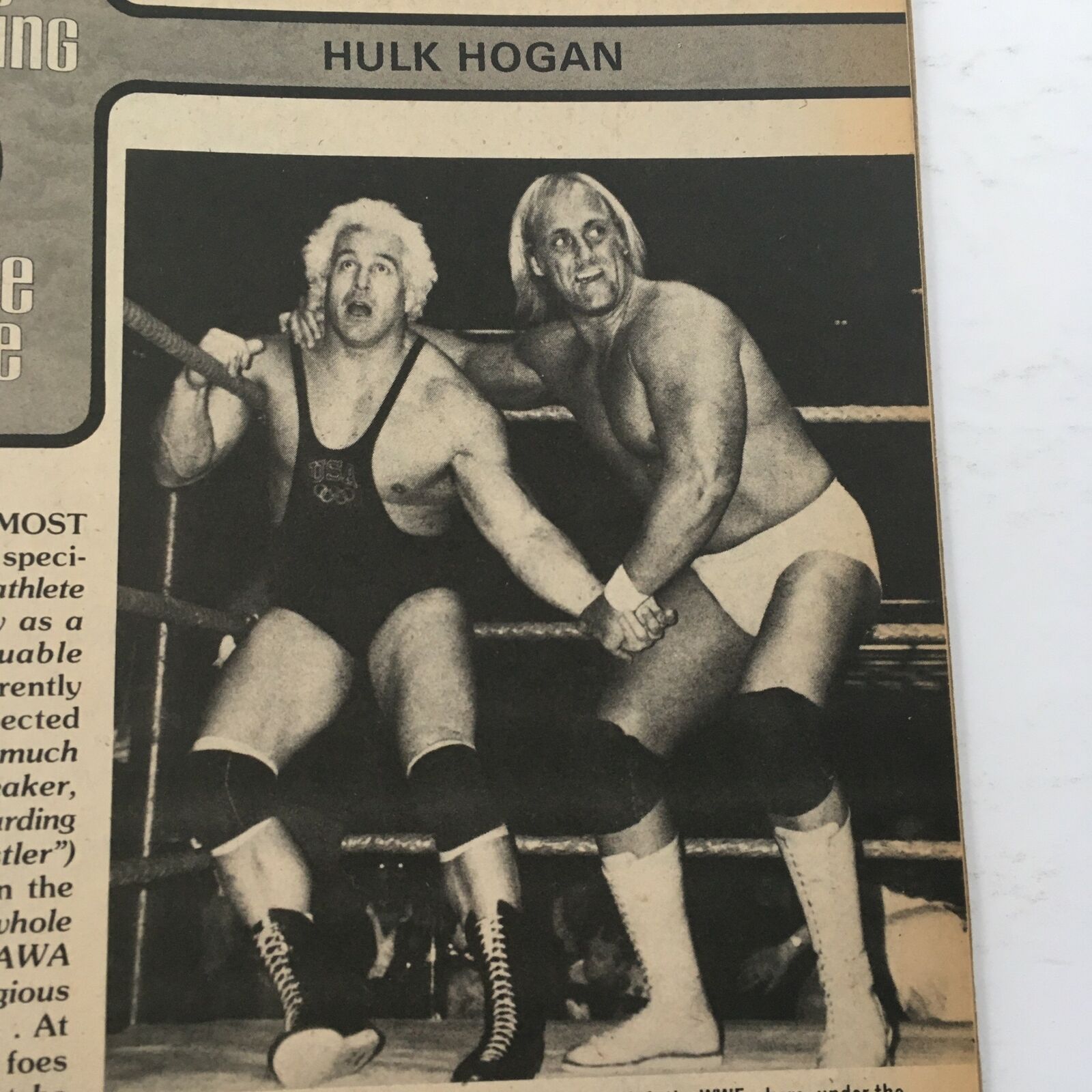 Inside Wrestling Magazine March 1983 Hulk Hogan, Rocky Johnson & Terry Funk