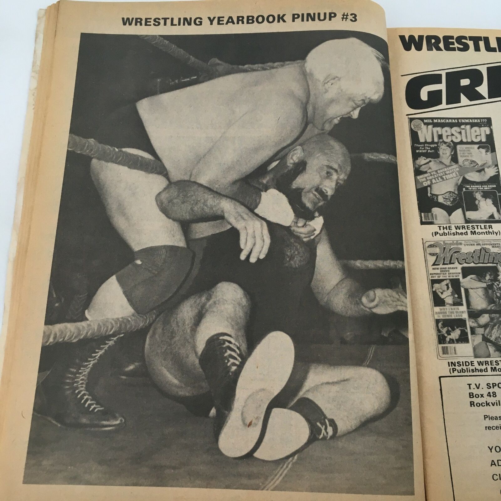 Wrestling Magazine Spring 1980 Andre the Giant, Rick Steamboat & Ken Patera