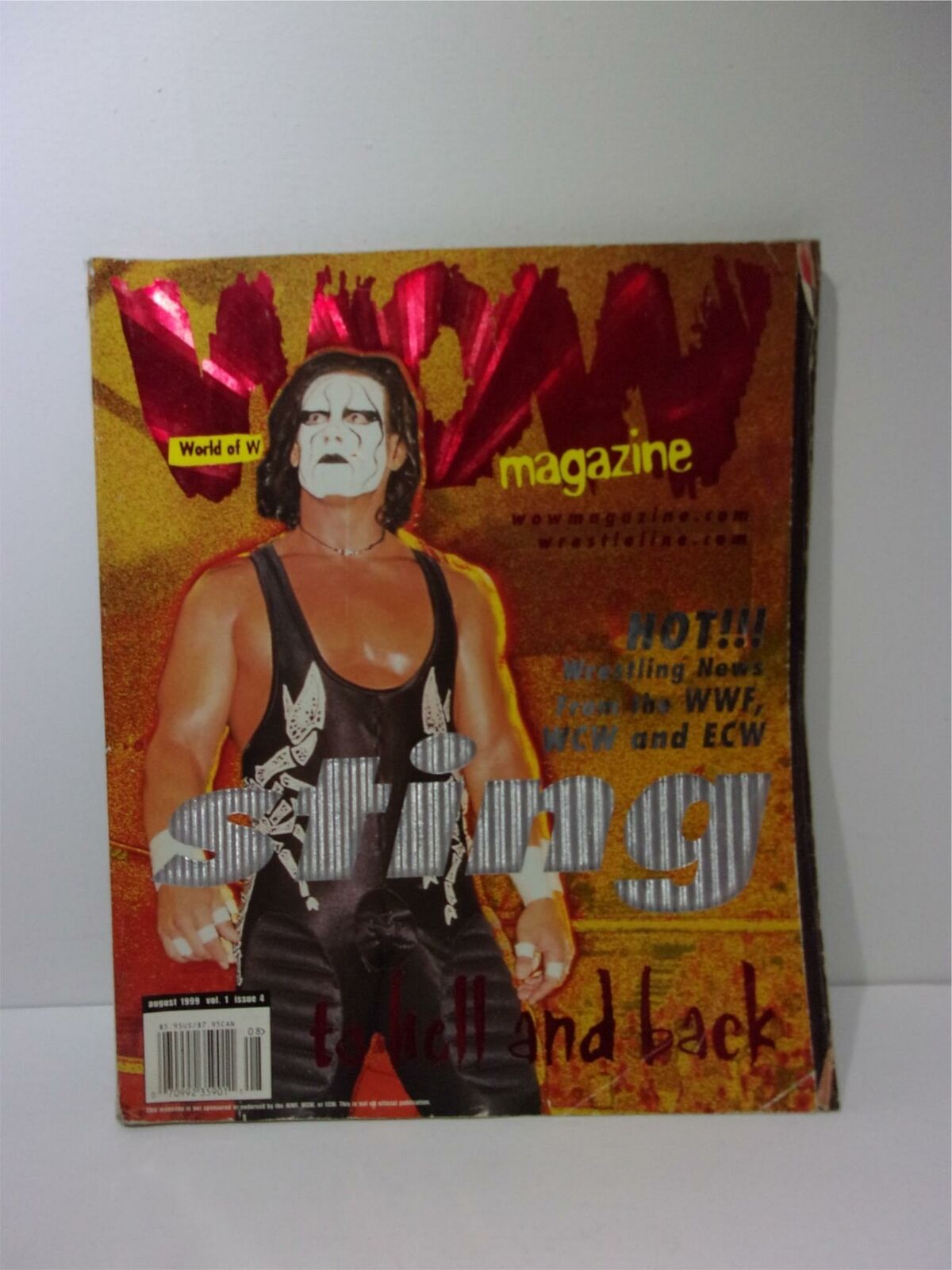 World of Wrestling WOW Magazine Sting To Hell and Back