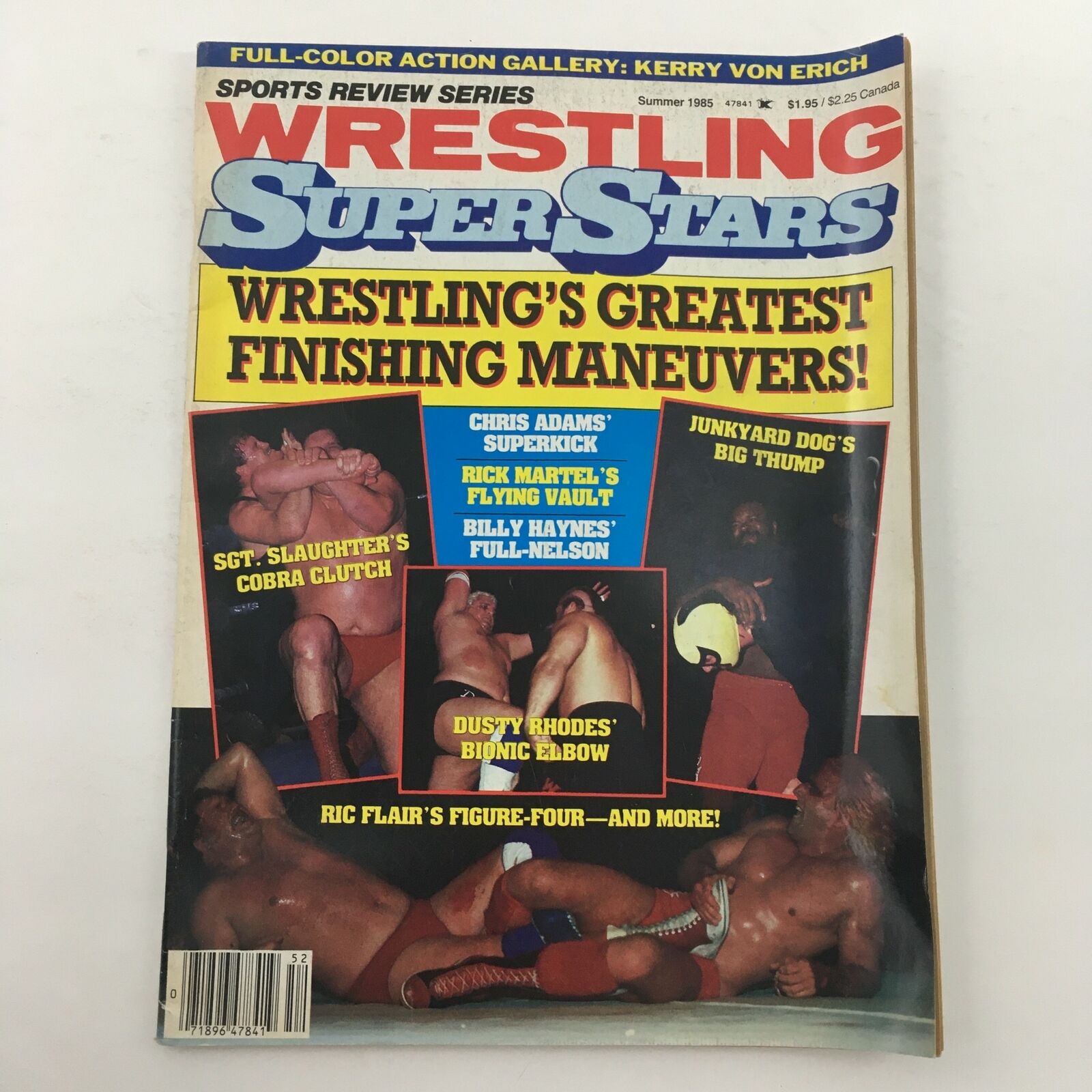 Wrestling Superstars Magazine Summer 1985 Hulk Hogan, Jim Garvin & Dusty Rhodes