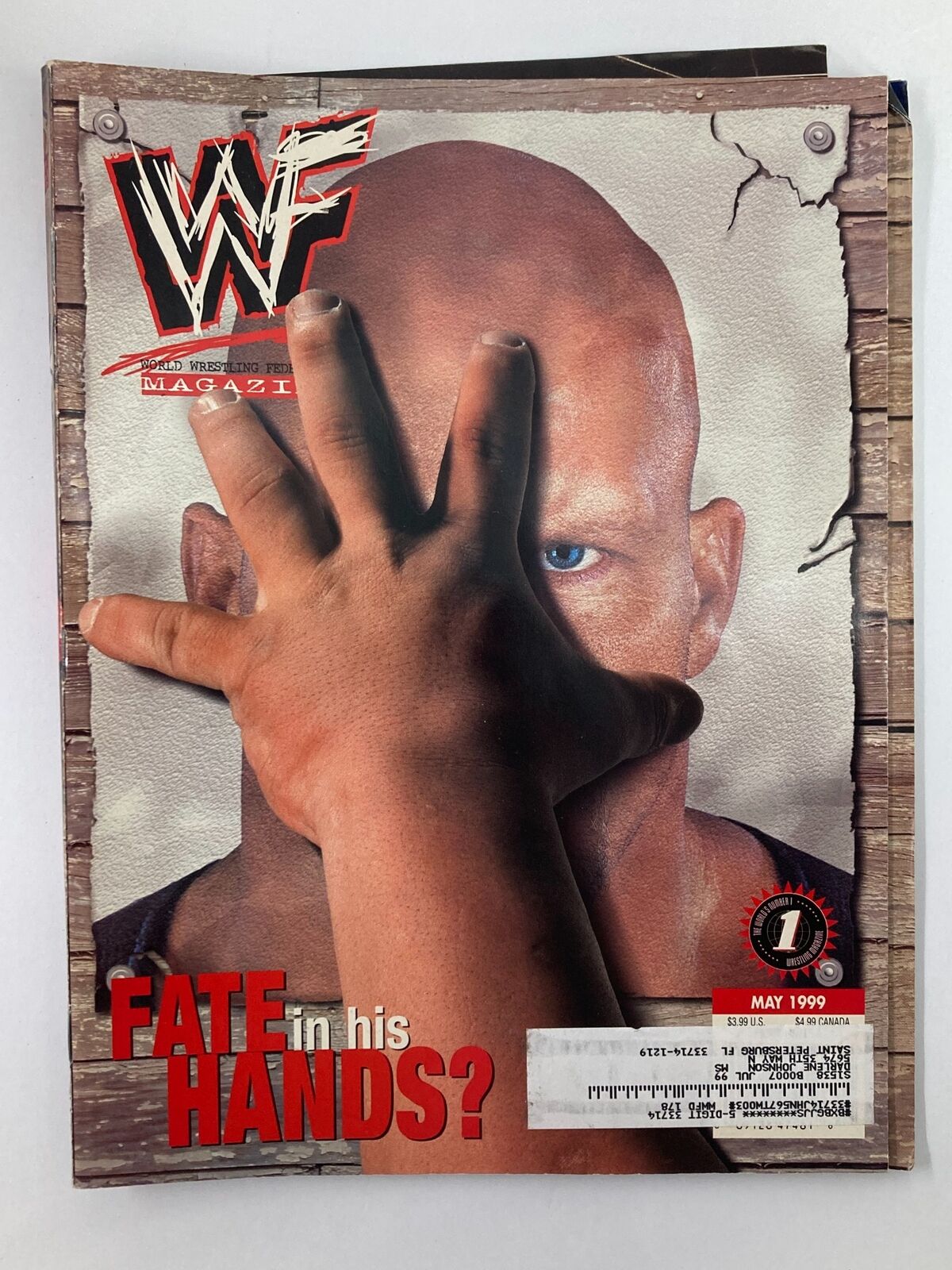 WWF Magazine May 1999 Vol 18 #5 Steve "Stone Cold" Austin w Poster