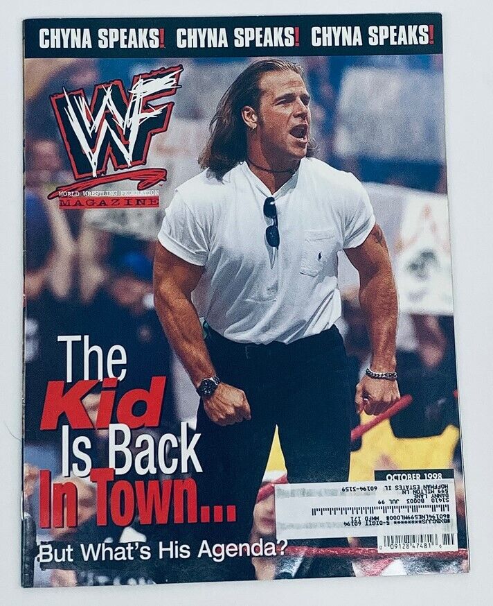 WWF World Wrestling Federation Magazine October 1998 Shawn Michaels is Back