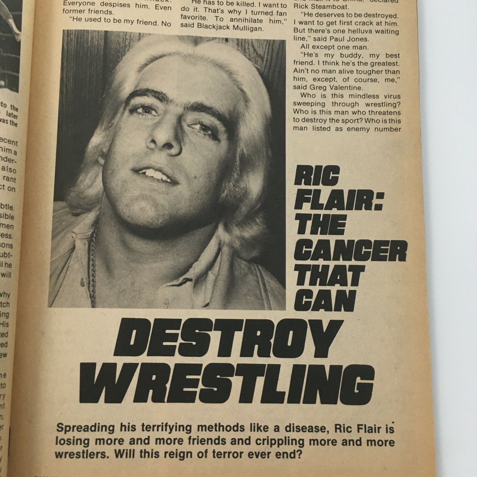 WWF Wrestling Magazine October 1978 Bob Backlund vs Ken Patera, Dino Bravo