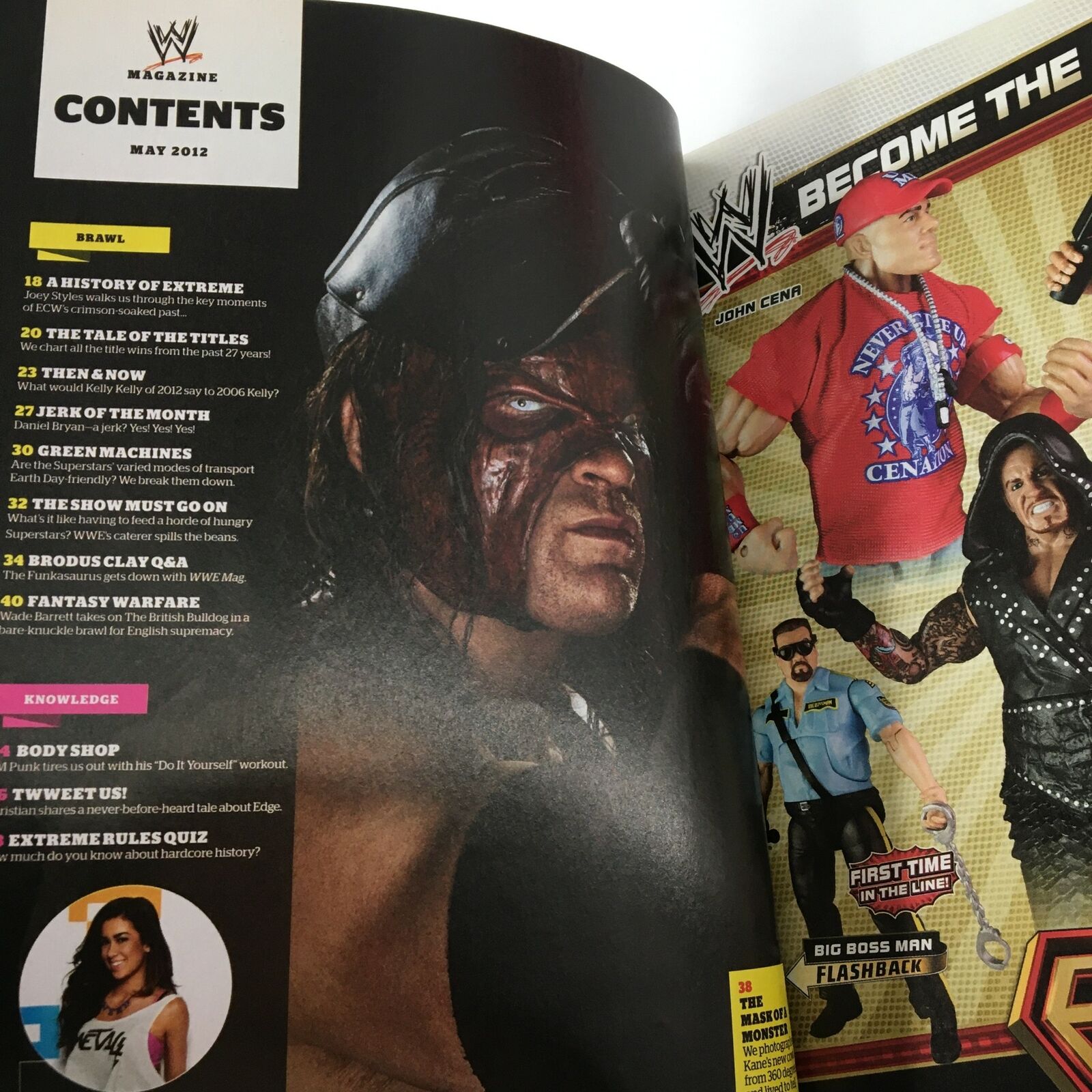 WWE Magazine May 2012 The Undertaker, Joey Styles, Kelly Kelly & Daniel Bryan