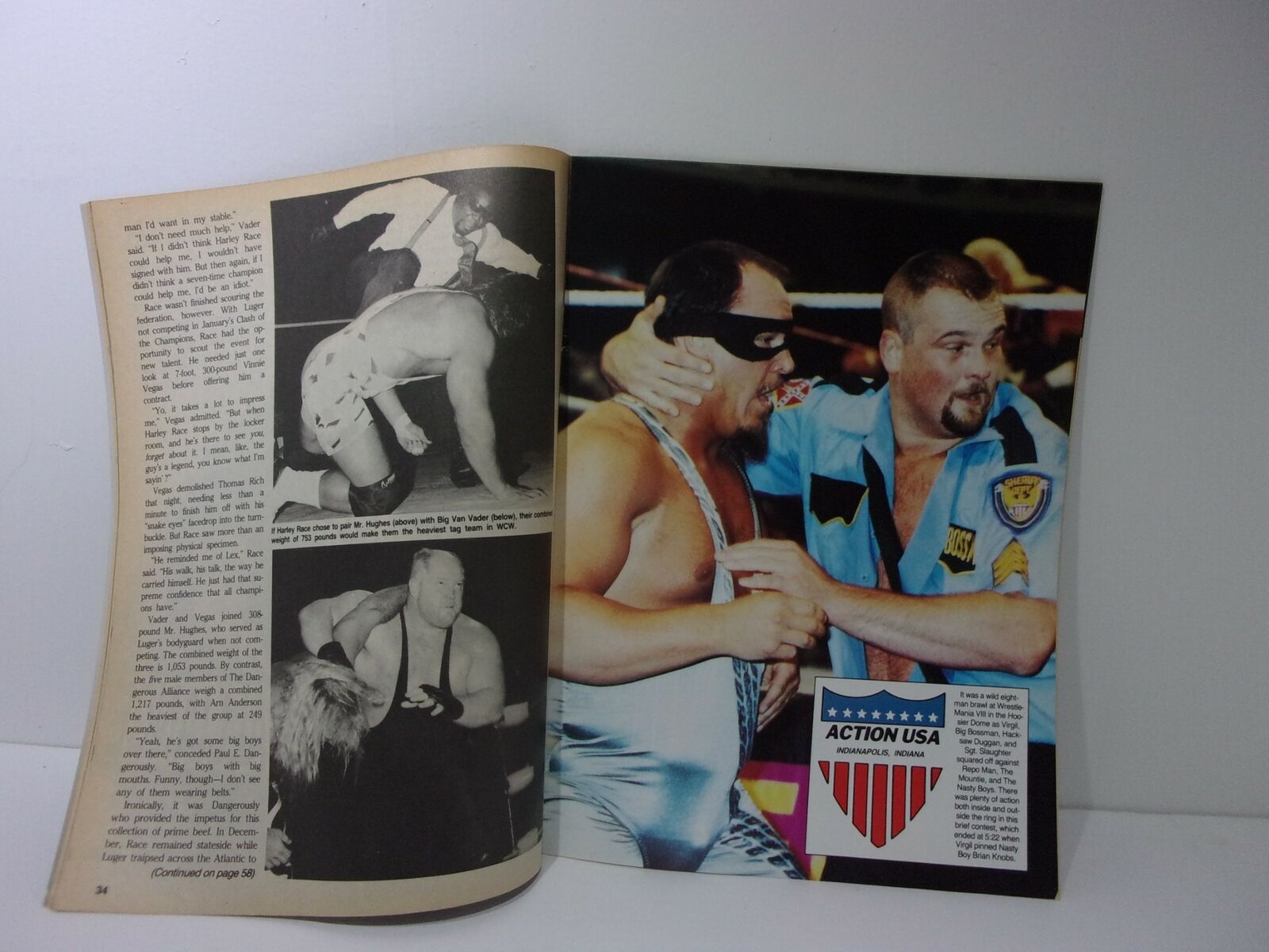 Wrestling USA Magazine: September 1992 - WWF's First Post Hogan Megastar