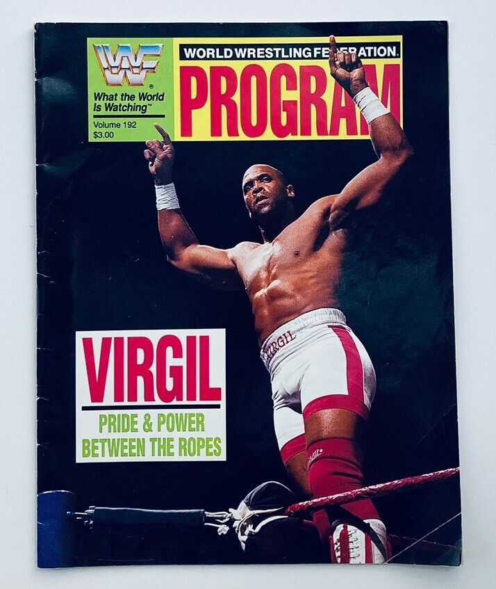 WWF World Wrestling Federation Program Vol 192 May 1991 Virgil Cover