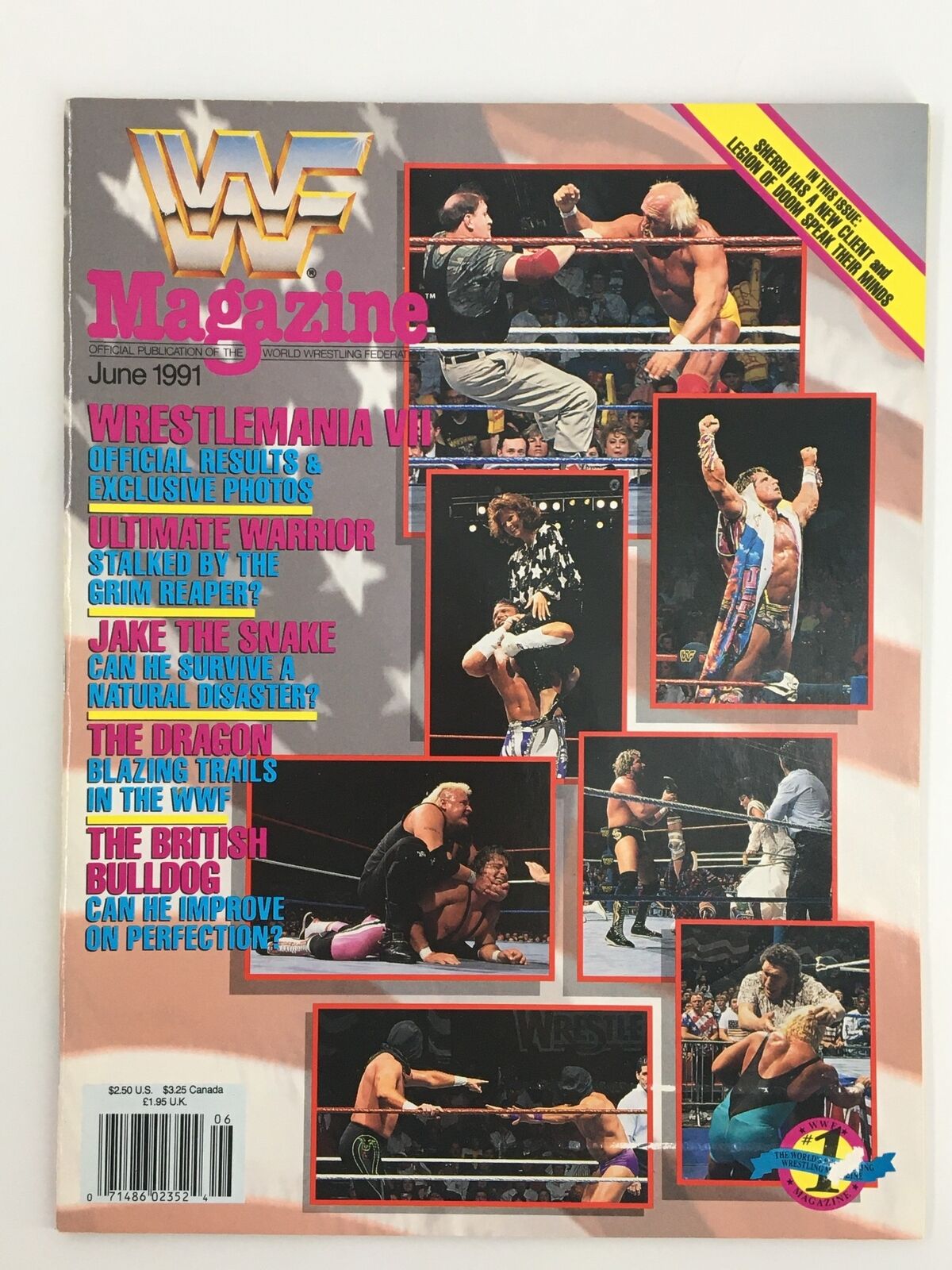 VTG WWF Magazine June 1991 Hulk Hogan, Ultimate Warrior and Jake the Snake