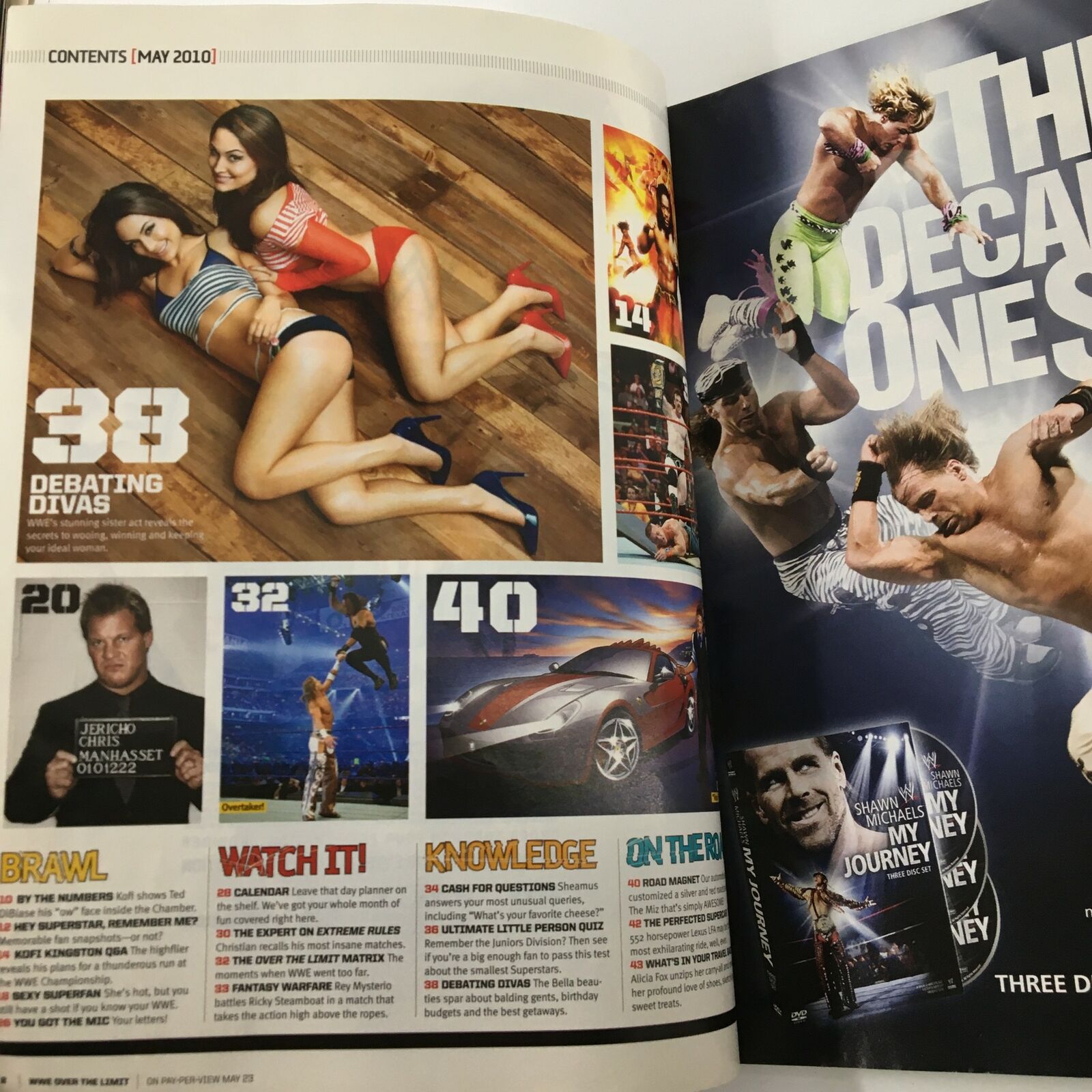 WWE Magazine May 2010 Edge Creates The Most Shocking Issue, John Cena