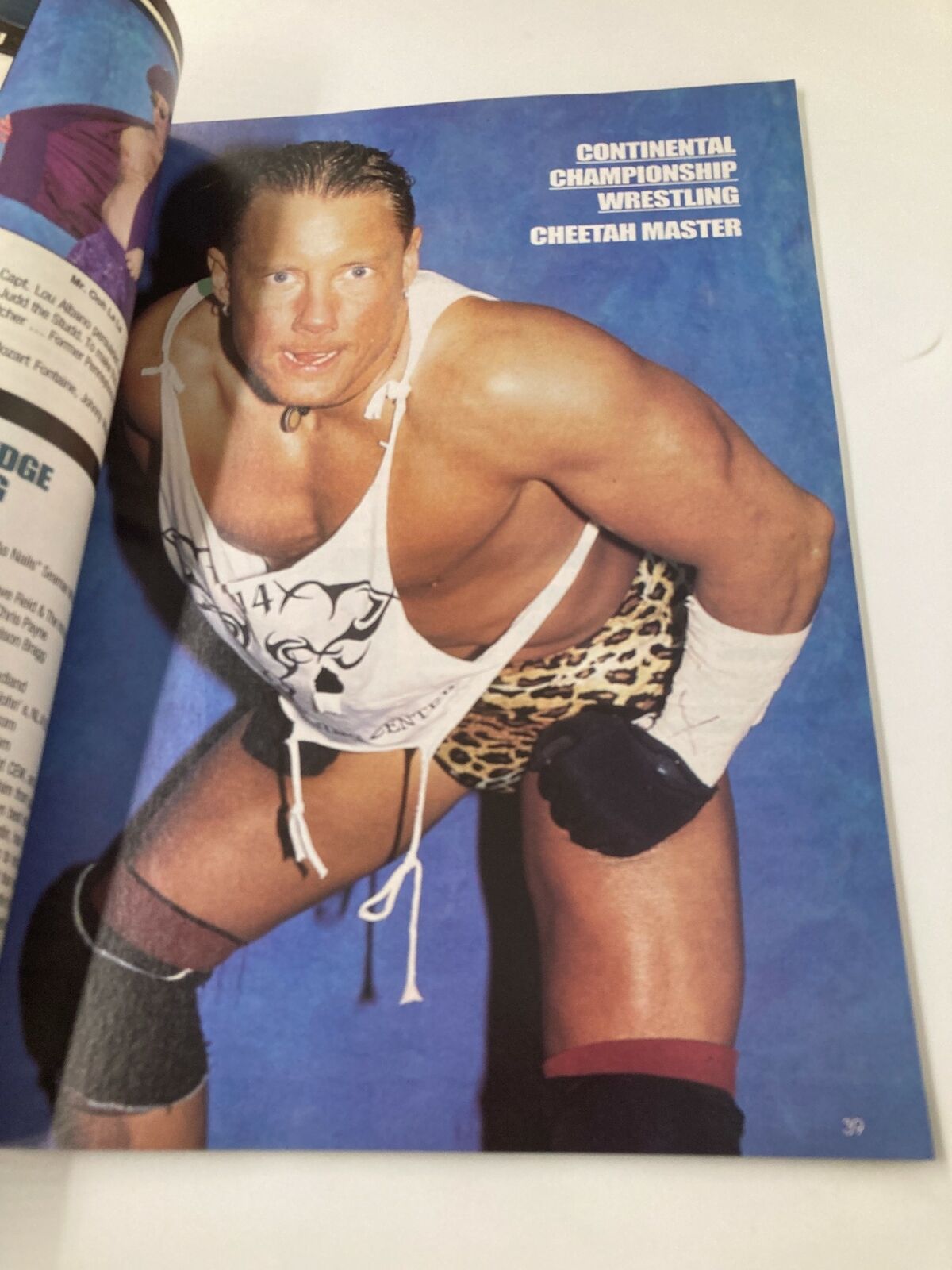 Wrestle America Magazine 2003 Dwayne The Rock Johnson & Cheetah Master No Label