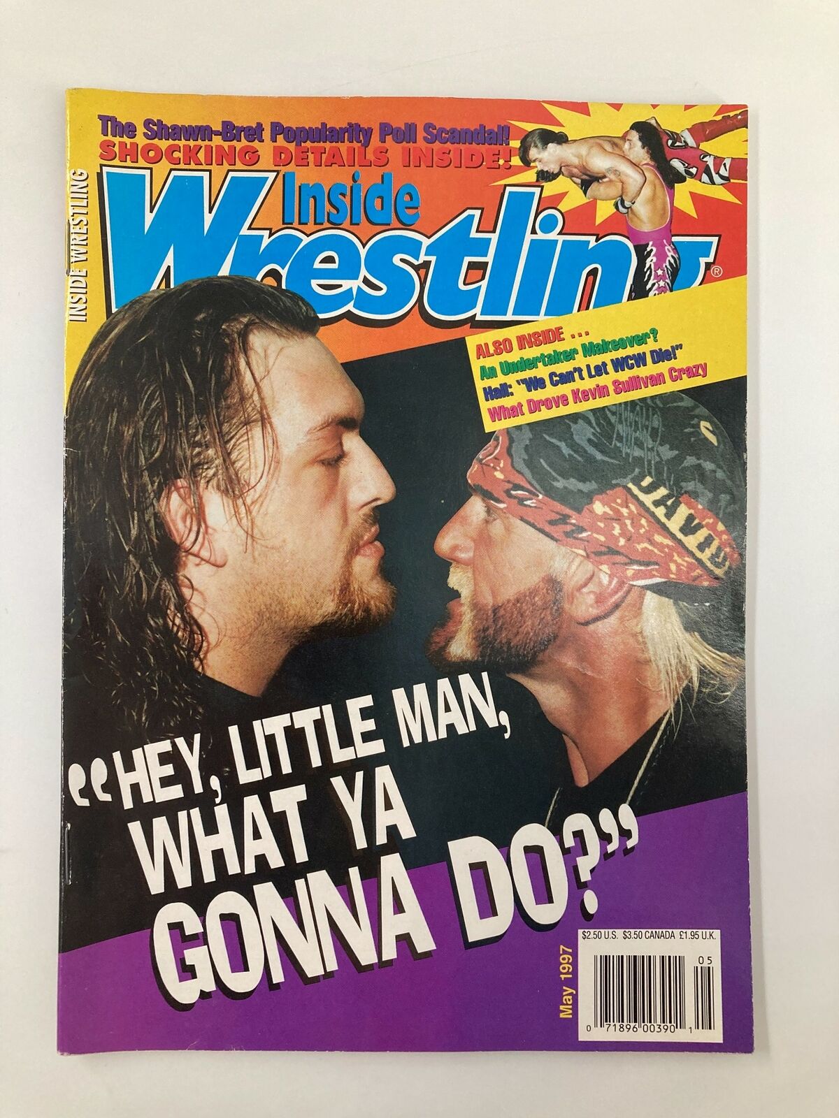 Inside Wrestling Magazine May 1997 The Giant and Hulk Hogan No Label VG