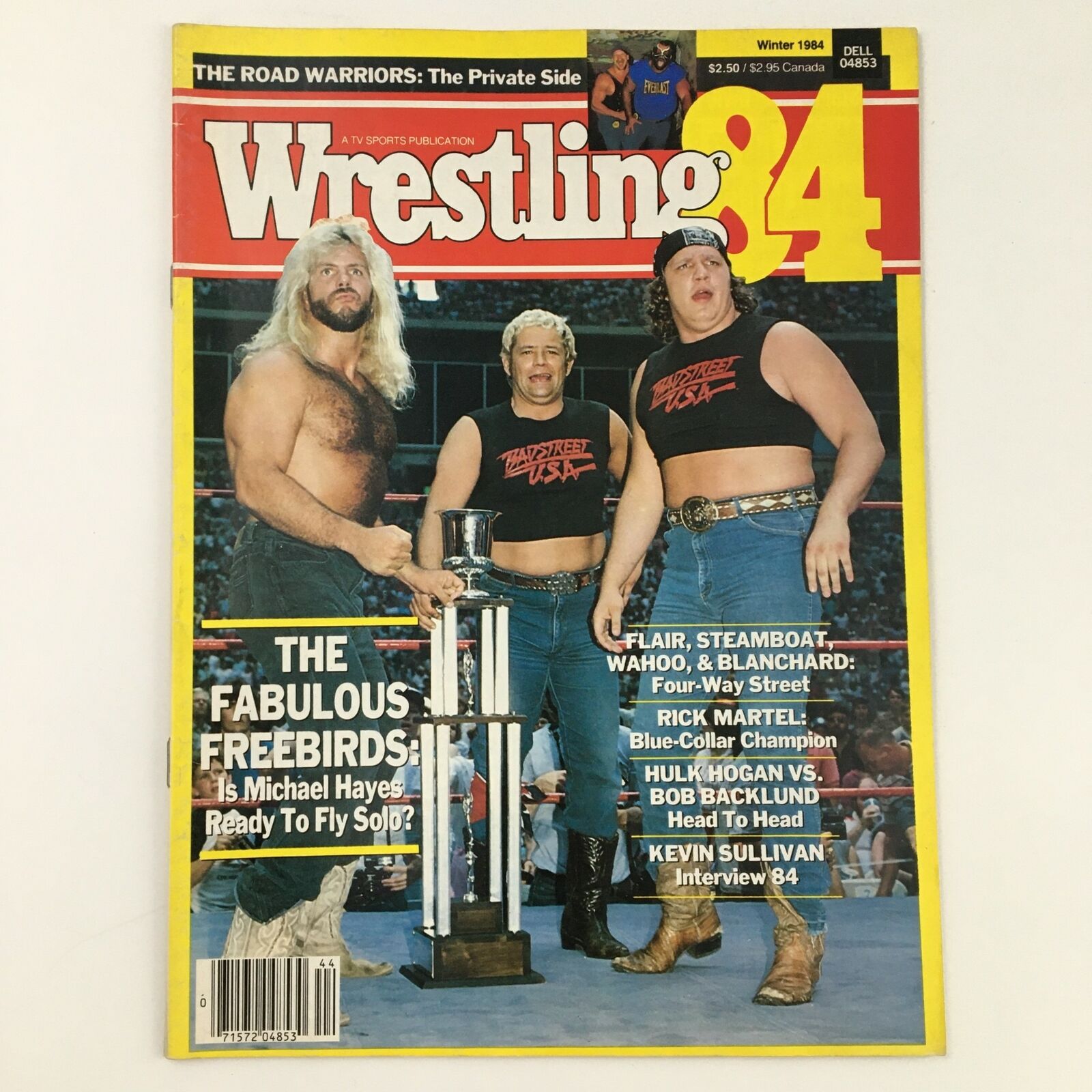 Wrestling Magazine 1984 Ric Flair Michael Hayes Ric Steamboat No Label