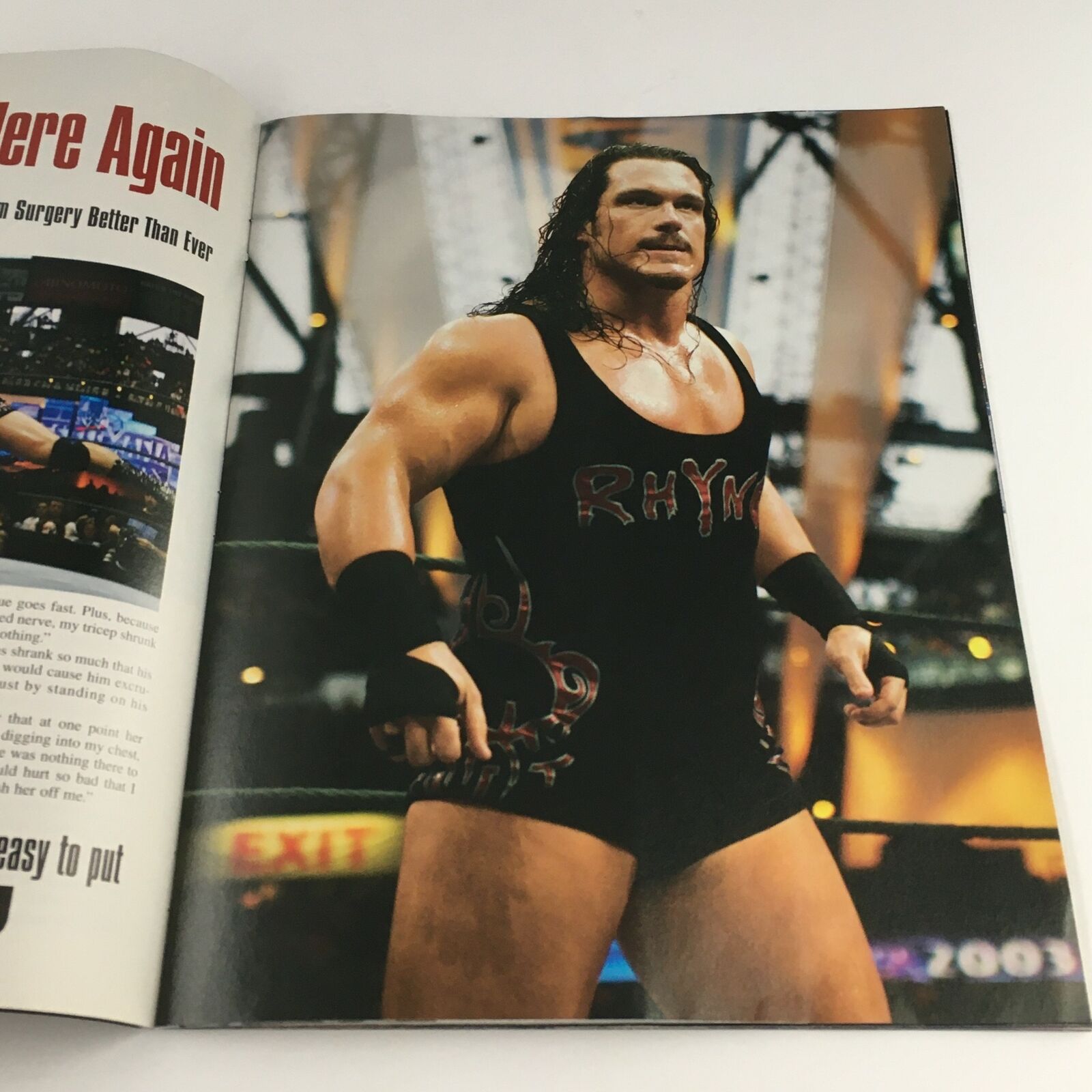 WWE Raw Magazine June 2003 Sable, Triple H & Bill Goldberg, No Label VG