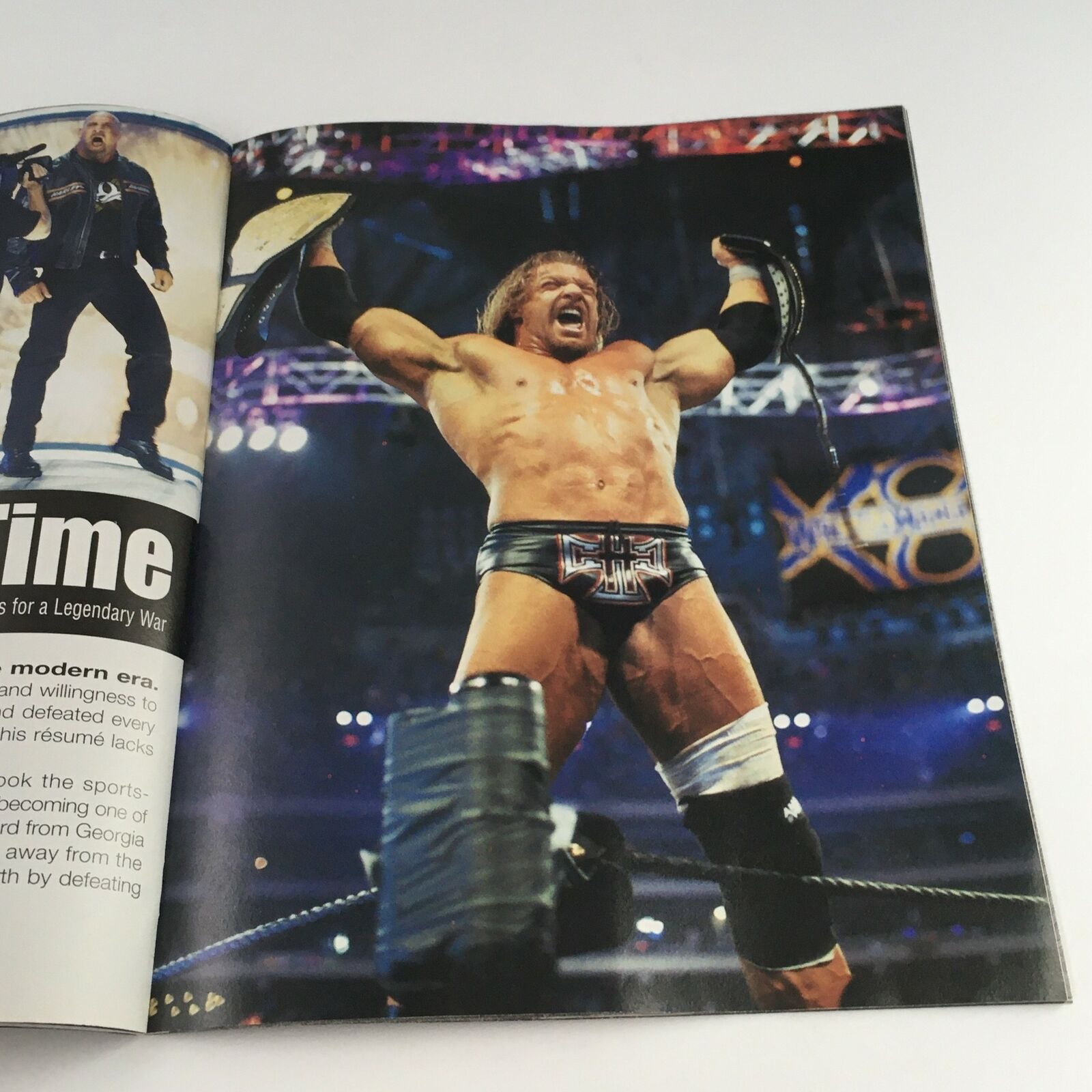 WWE Raw Magazine June 2003 Sable, Triple H & Bill Goldberg, No Label VG