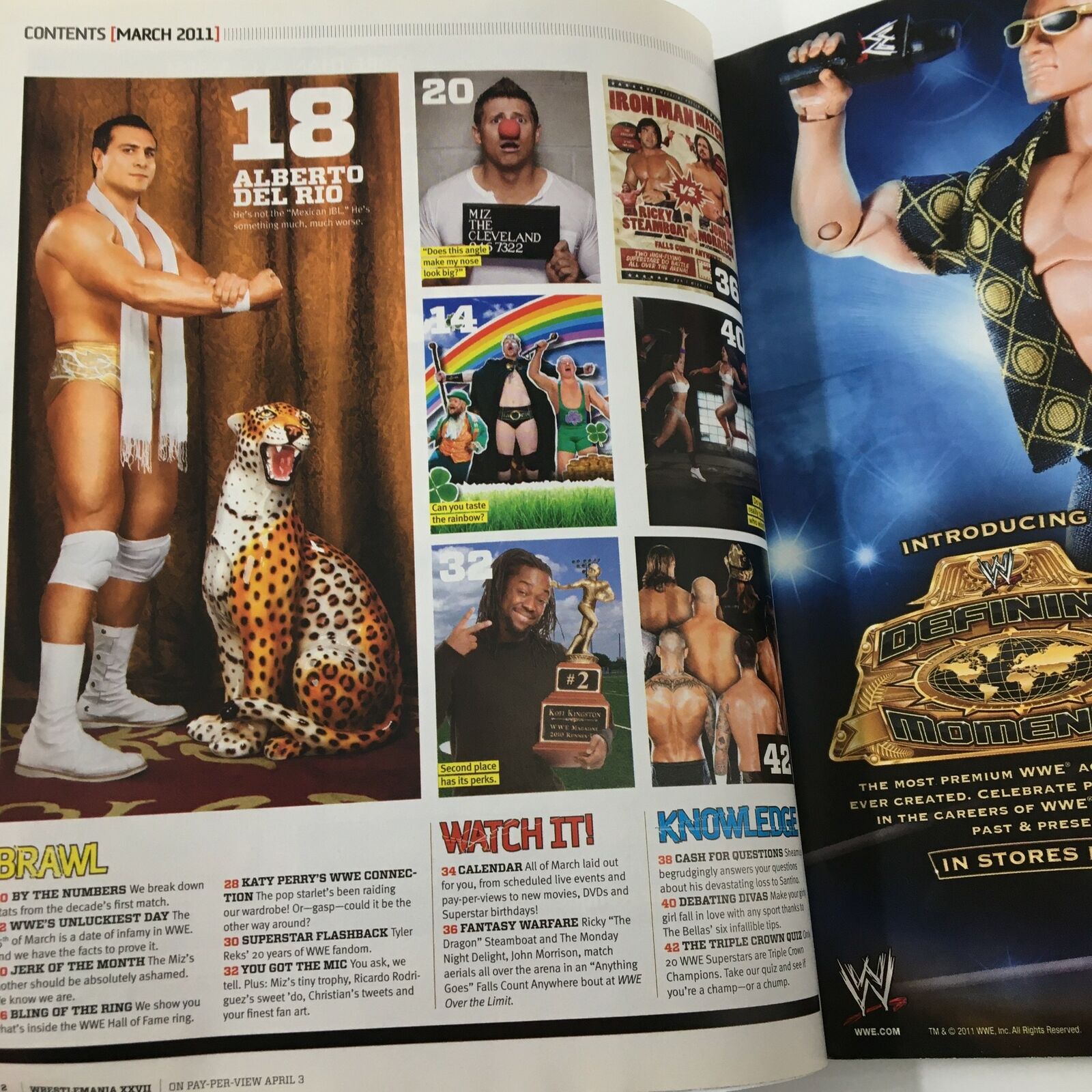 WWE Magazine March 2011 CM Punk's Reign of Terror Is Just Beginning