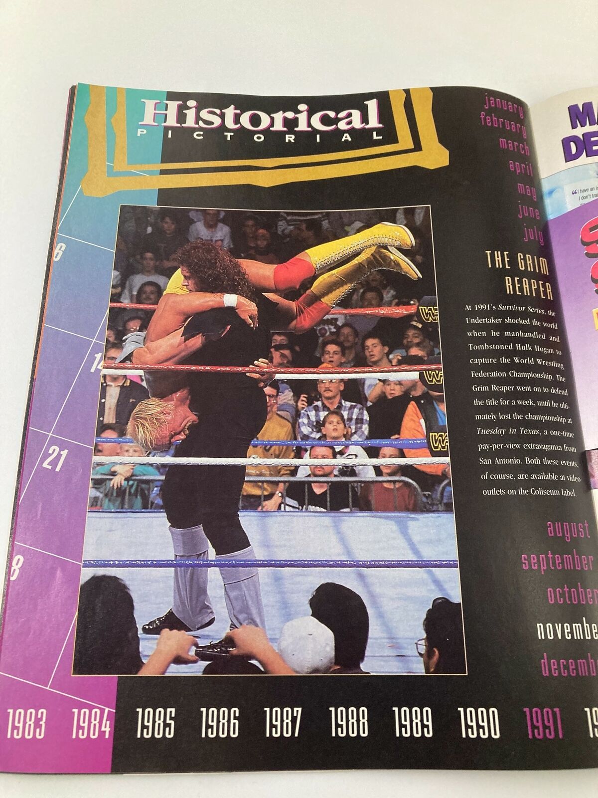 WWF Program Vol. 225 Lex Luther, Yokozuna, Owen Hart & Bret Hart No Label