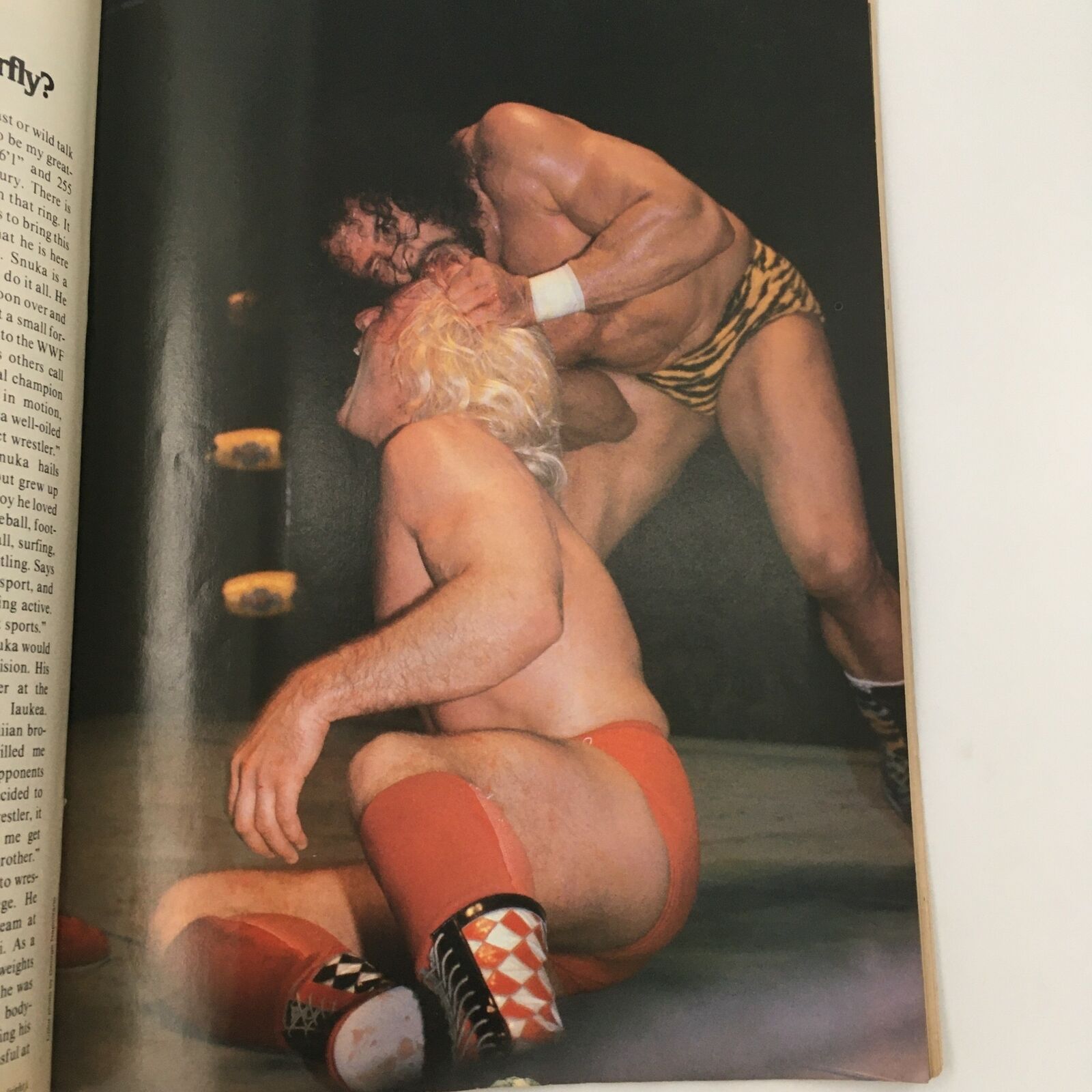 Wrestling's Main Event Magazine October 1982 Tommy Rich and Ken Patera, No Label