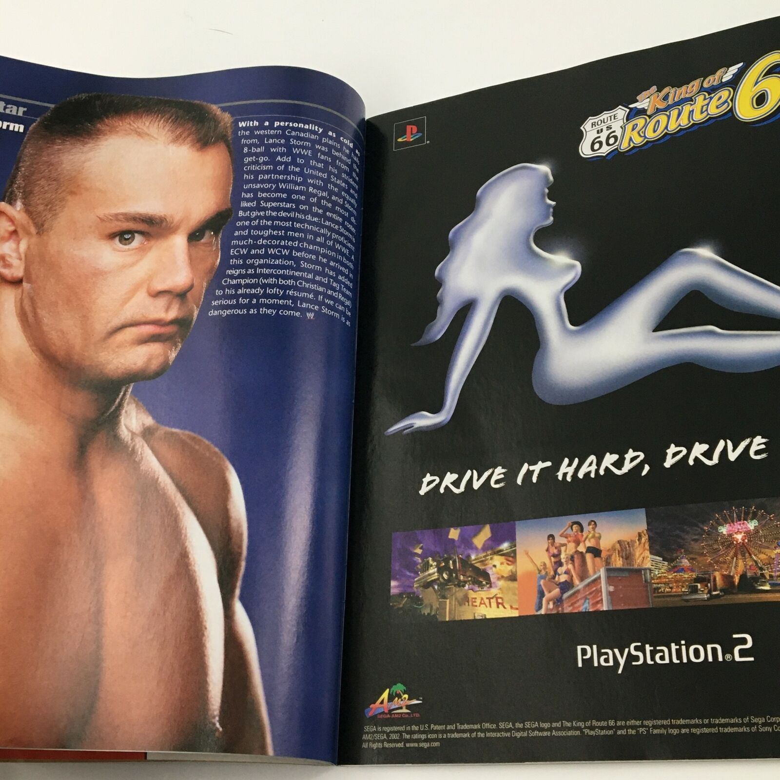 WWE Magazine April 2003 John Cena, Randy Orton, Shawn Michaels No Label w Poster