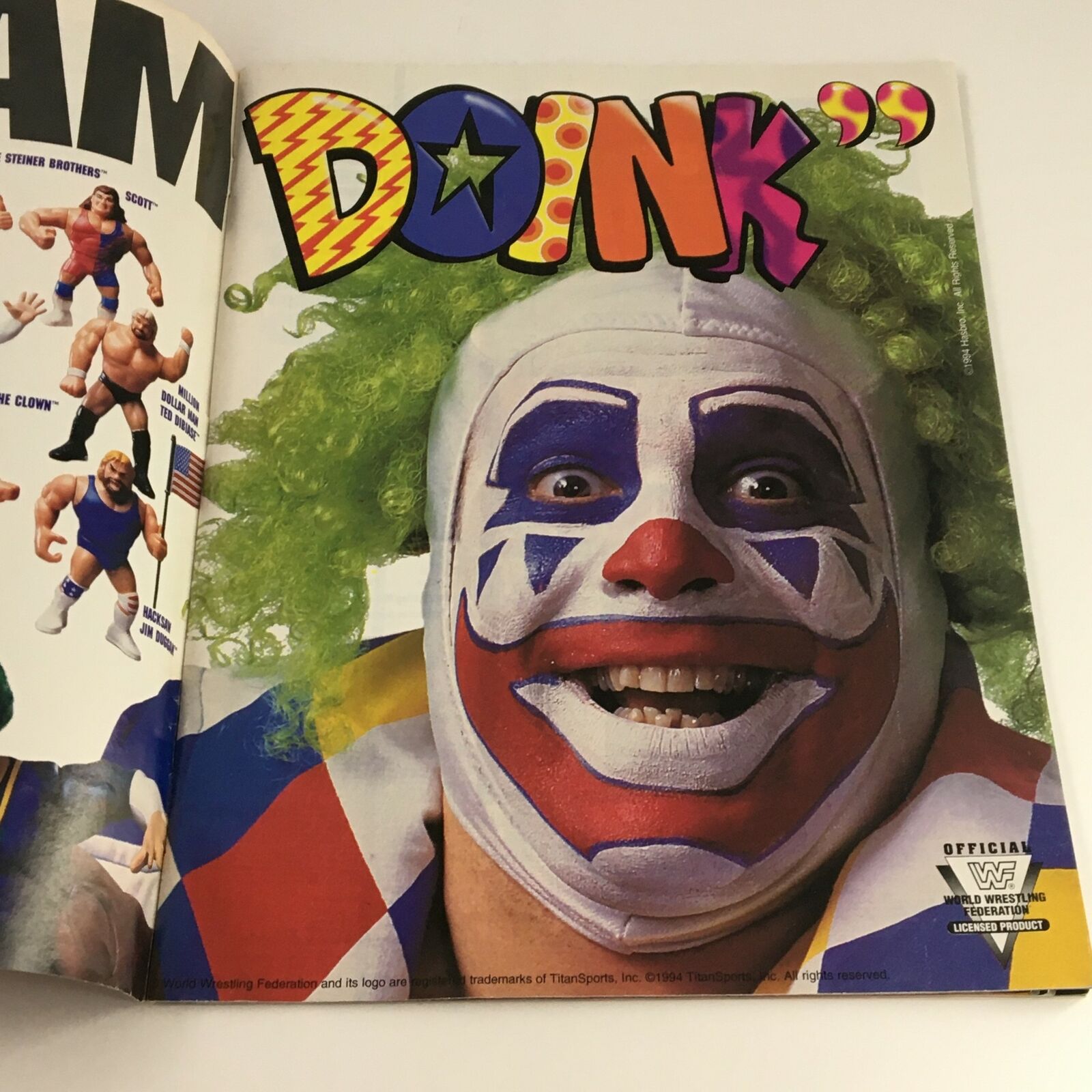 WWF Magazine July 1994 Lex Luger, Diesel, Doink the Clown, No Label no Poster