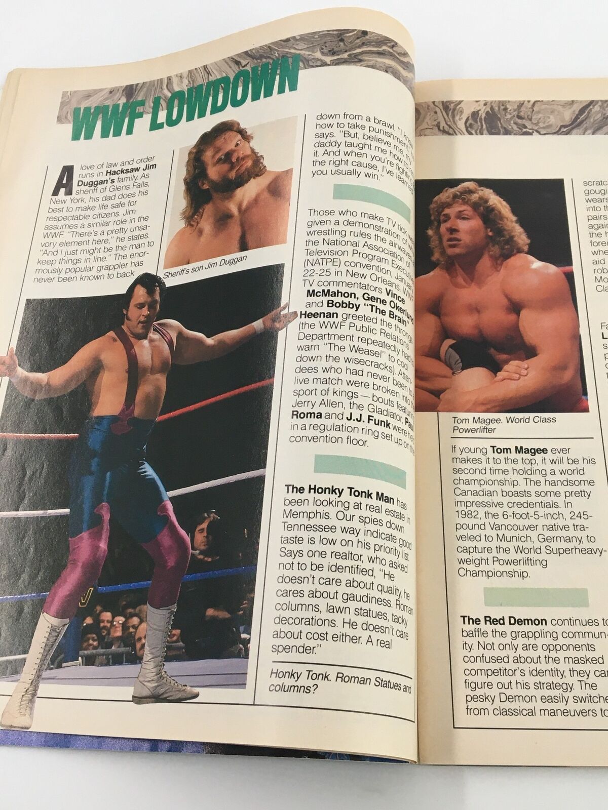 VTG WWF Magazine June 1987 Hulk Hogan, Andre the Giant and Miss Elizabeth