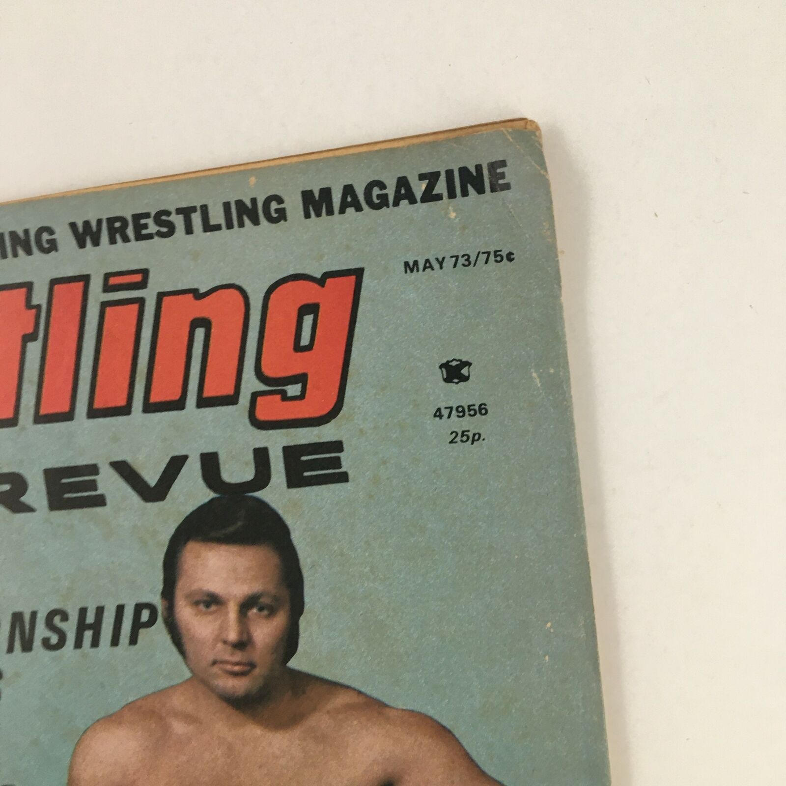 Wrestling Revue Magazine May 1973 Pedro Morales & Billy Robinson, No Label