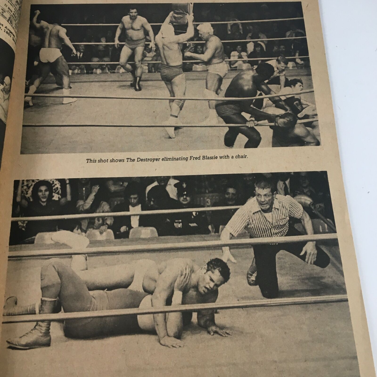 Wrestling Revue Magazine May 1973 Pedro Morales & Billy Robinson, No Label