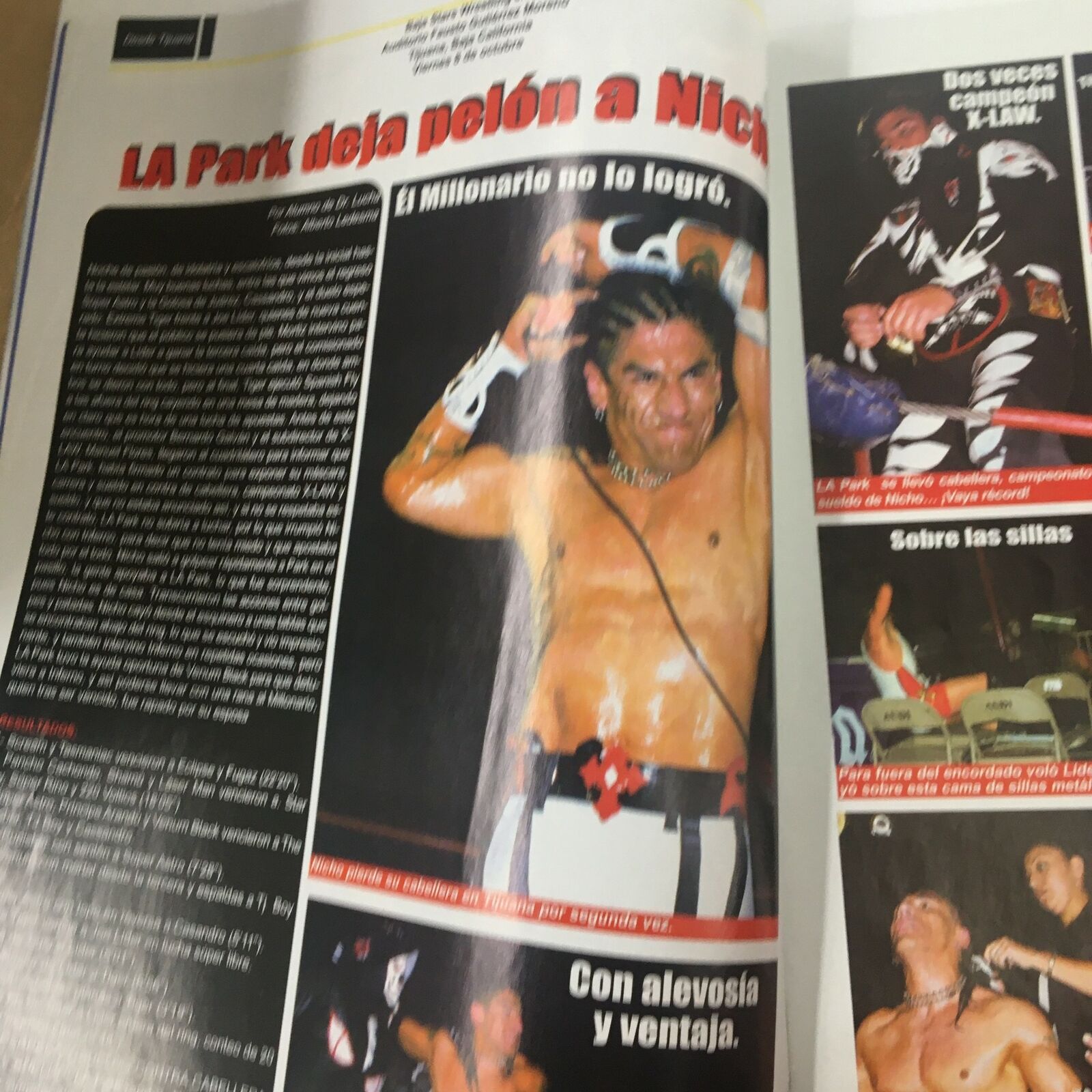 Super Luchas Magazine October 2004 Guerrera Campeon X-Law No Label VG