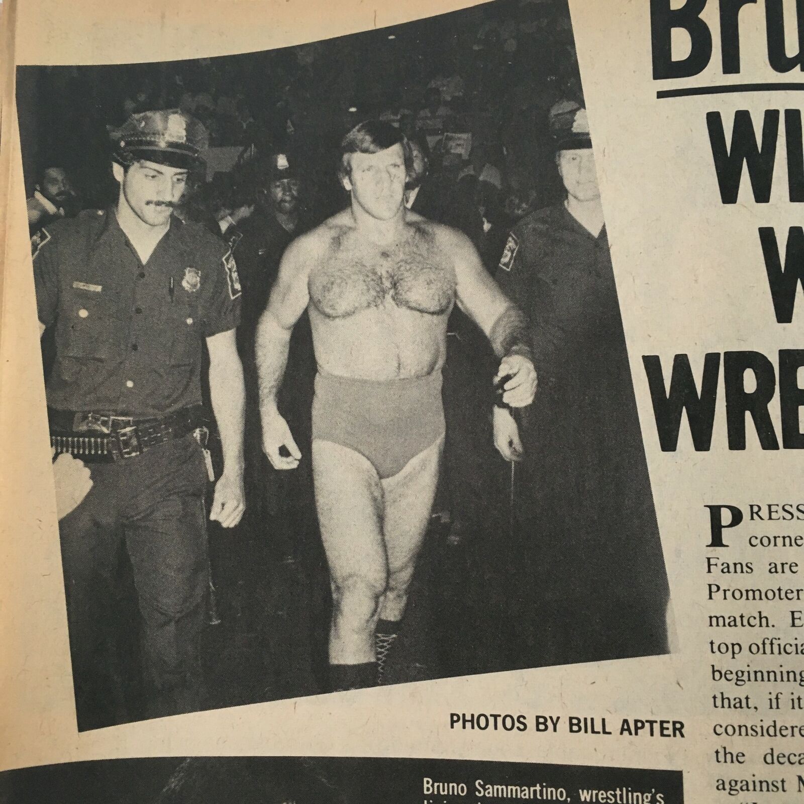 The Wrestler Magazine November 1981 Andre the Giant Return & Ken Patera Claims