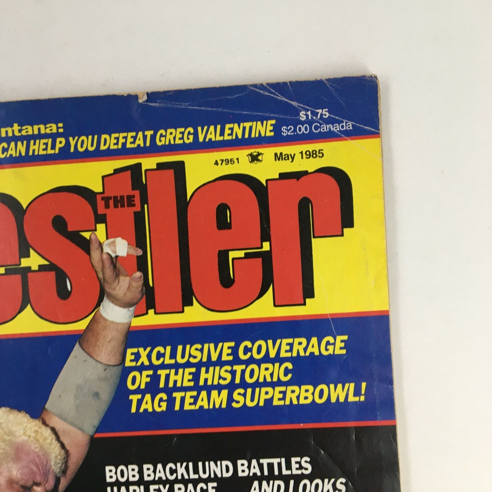 The Wrestler Magazine May 1985 Bob Backlund, Harley Race, Kamala,