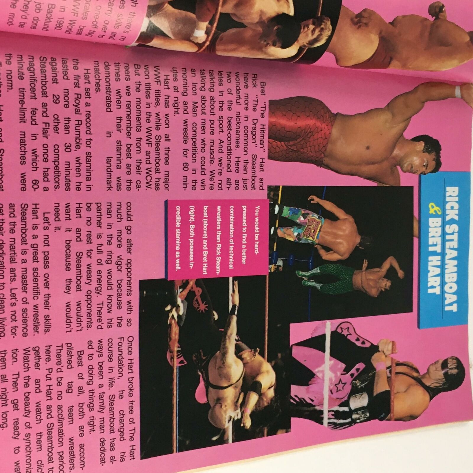 Wrestling Superstars Magazine April 1993 Big Van Vader, Rick Steamboat, No Label