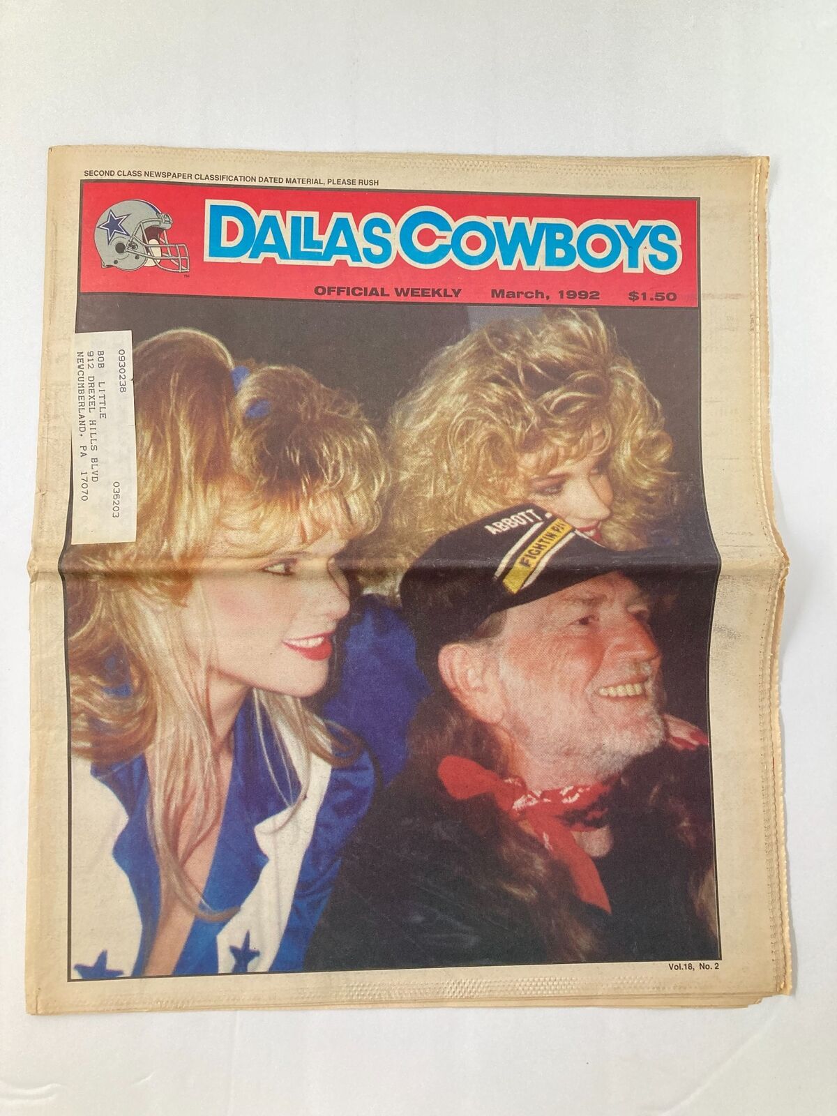 Dallas Cowboys Weekly Newspaper March 1992 Vol 18 #2 Looking for Cornerbacks