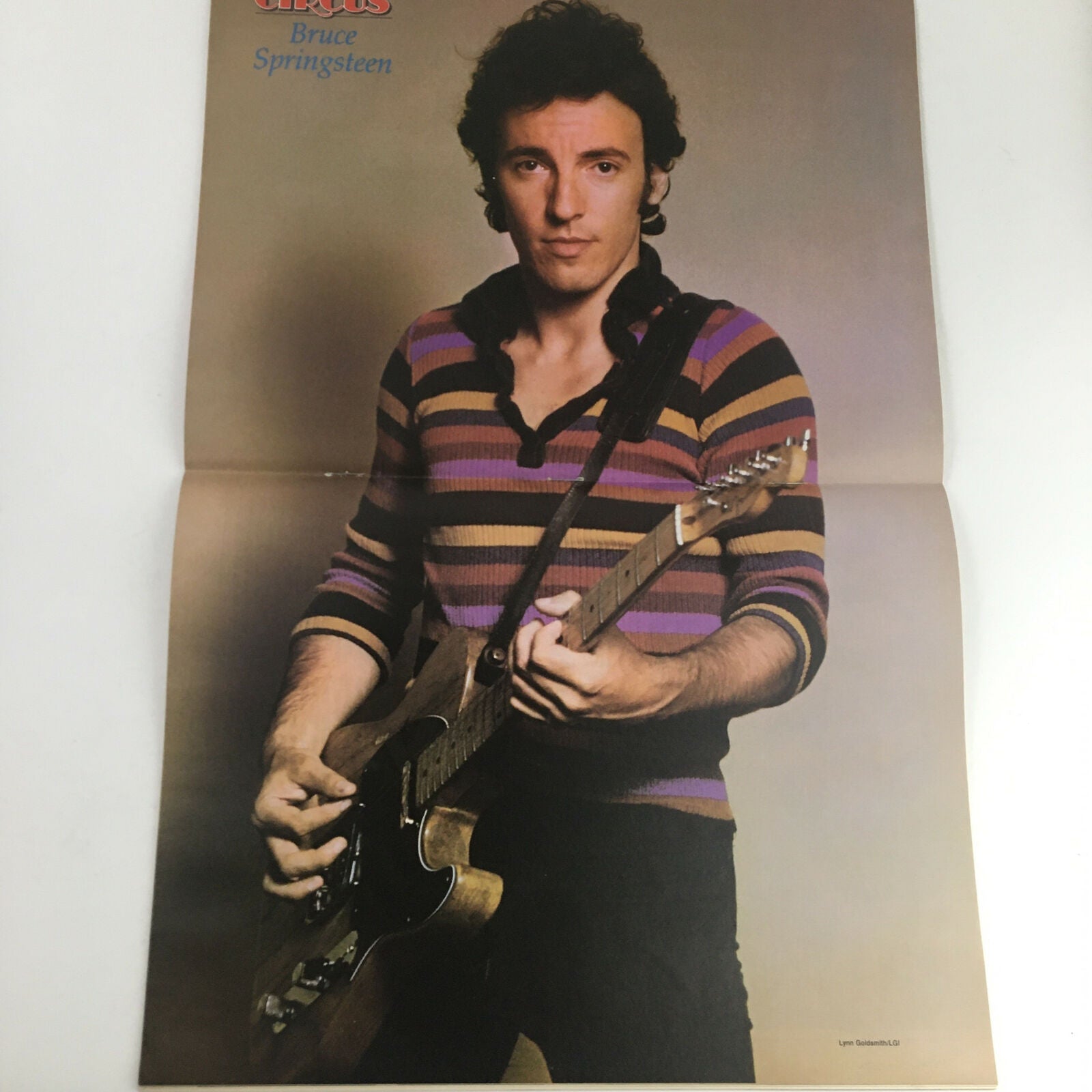 Circus Magazine December 31 1980 Pat Benatar & Bruce Springsteen Poster No Label