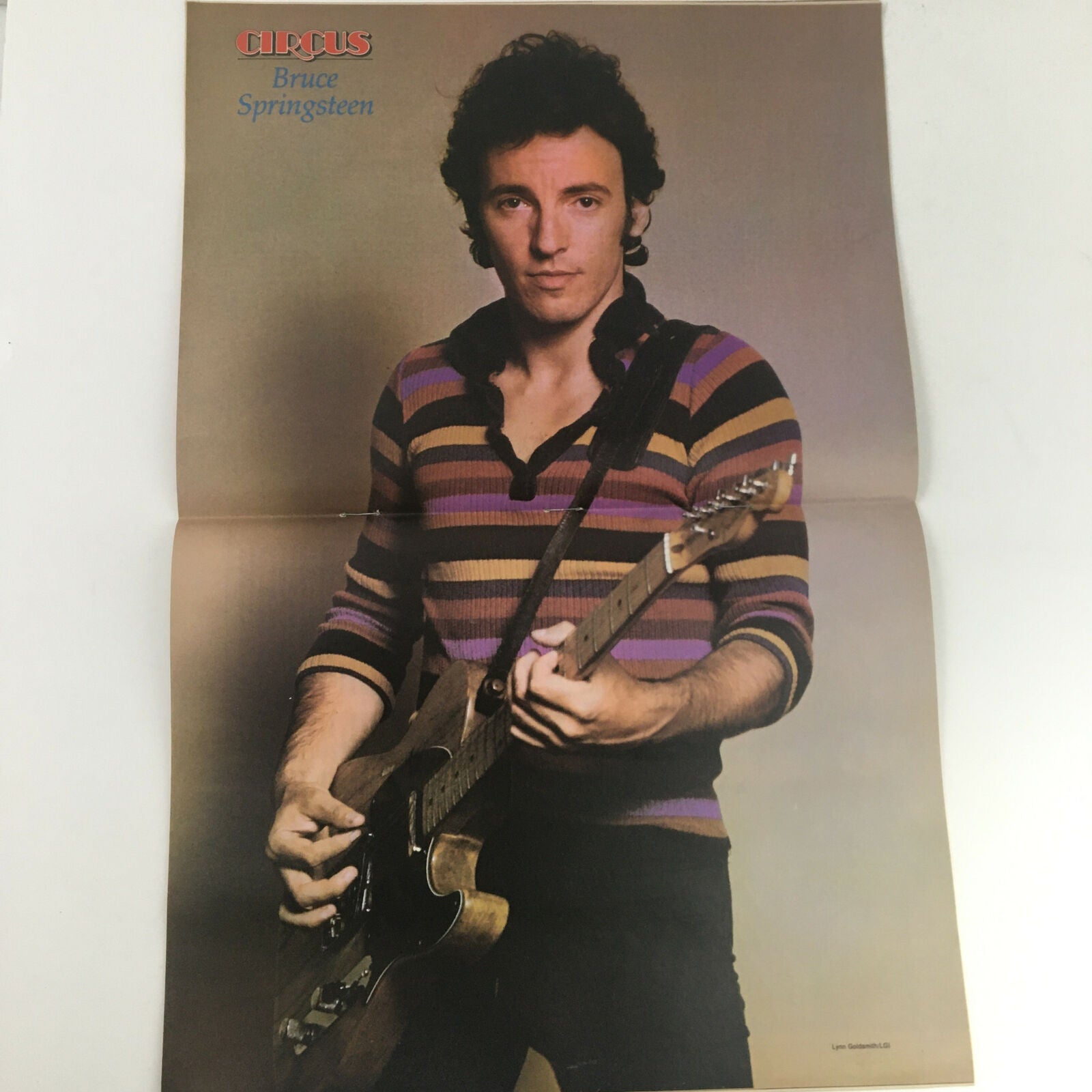 Circus Magazine December 31 1980 Angus Young & Bruce Springsteen Poster No Label