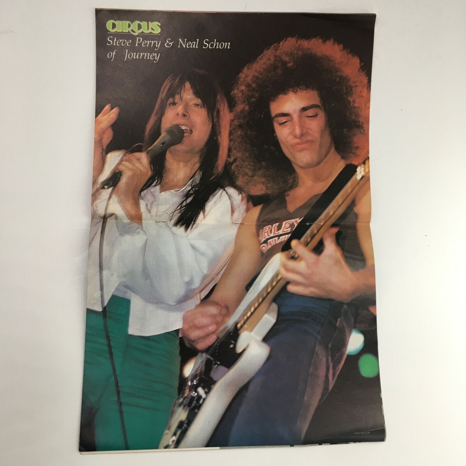 Circus Magazine June 24 1980 Alice & Steve Perry & Neal Schon Poster, No Label