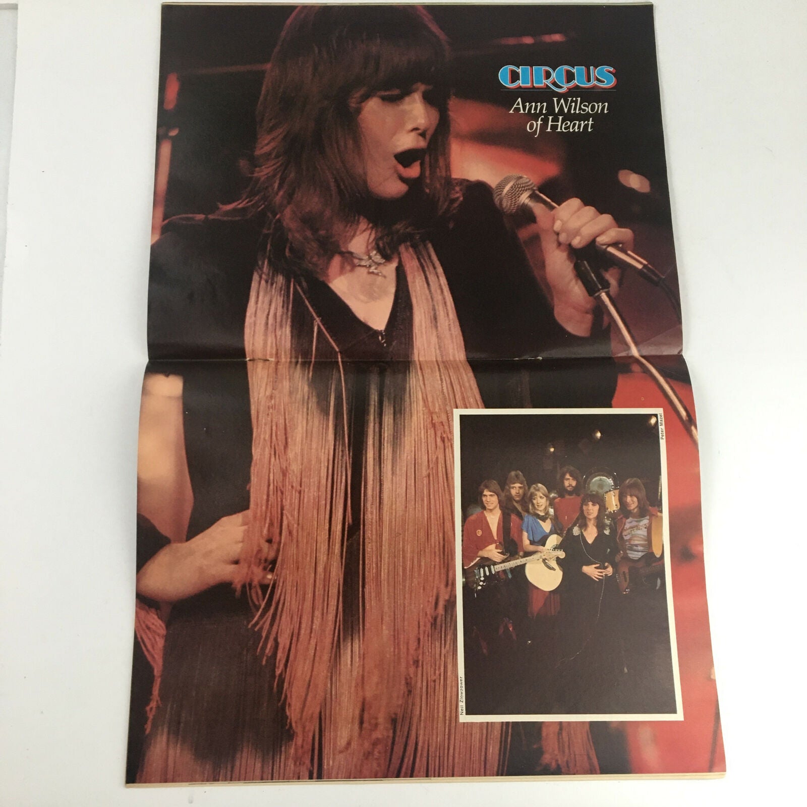 Circus Magazine July 21 1977 Singer Sissy Spacek & Ann Wilson Poster No Label