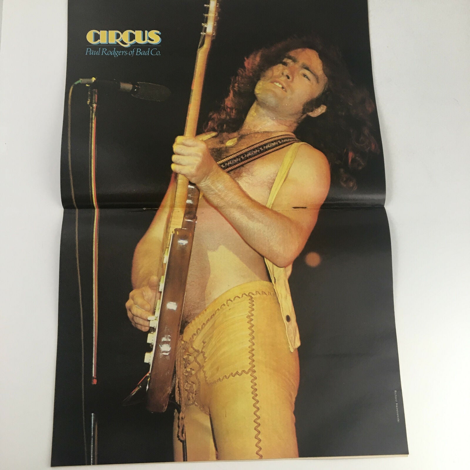 Circus Magazine March 17 1977 Freddie Mercury & Paul Rodgers w Poster No Label