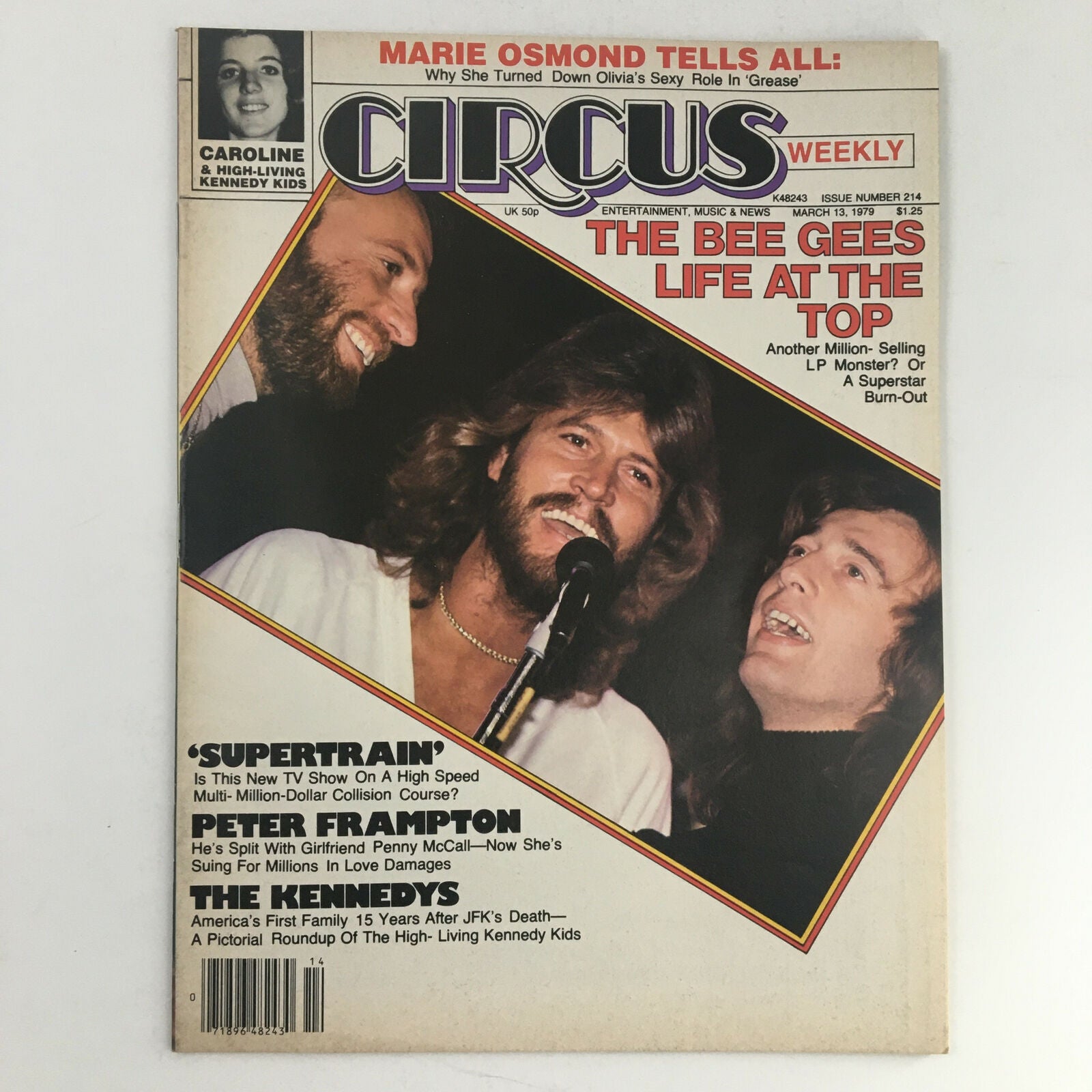 Circus Magazine March 13 1979 The Bee Gees & Peter Frampton w Poster No Label