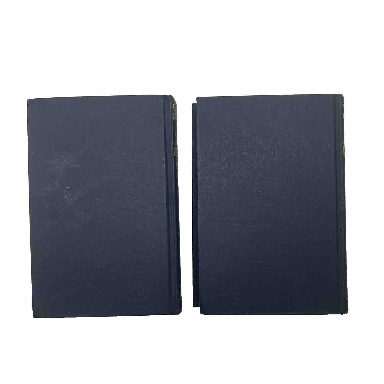 Two volumes of Scotch Rite Masonry Illustrated 1979: The Complete Ritual by Jonathan Blanchard, showcasing their classic navy blue covers in good condition, ideal for collectors and enthusiasts.