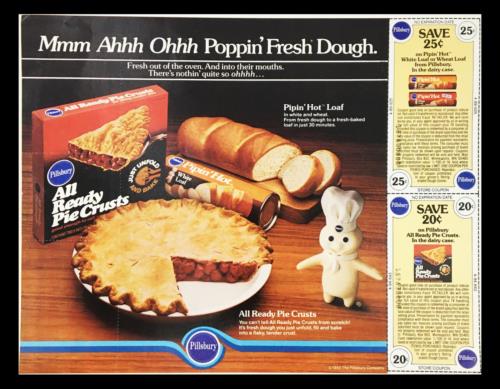 1983 Pillsbury All Ready Pie Crusts Circular Coupon Advertisement