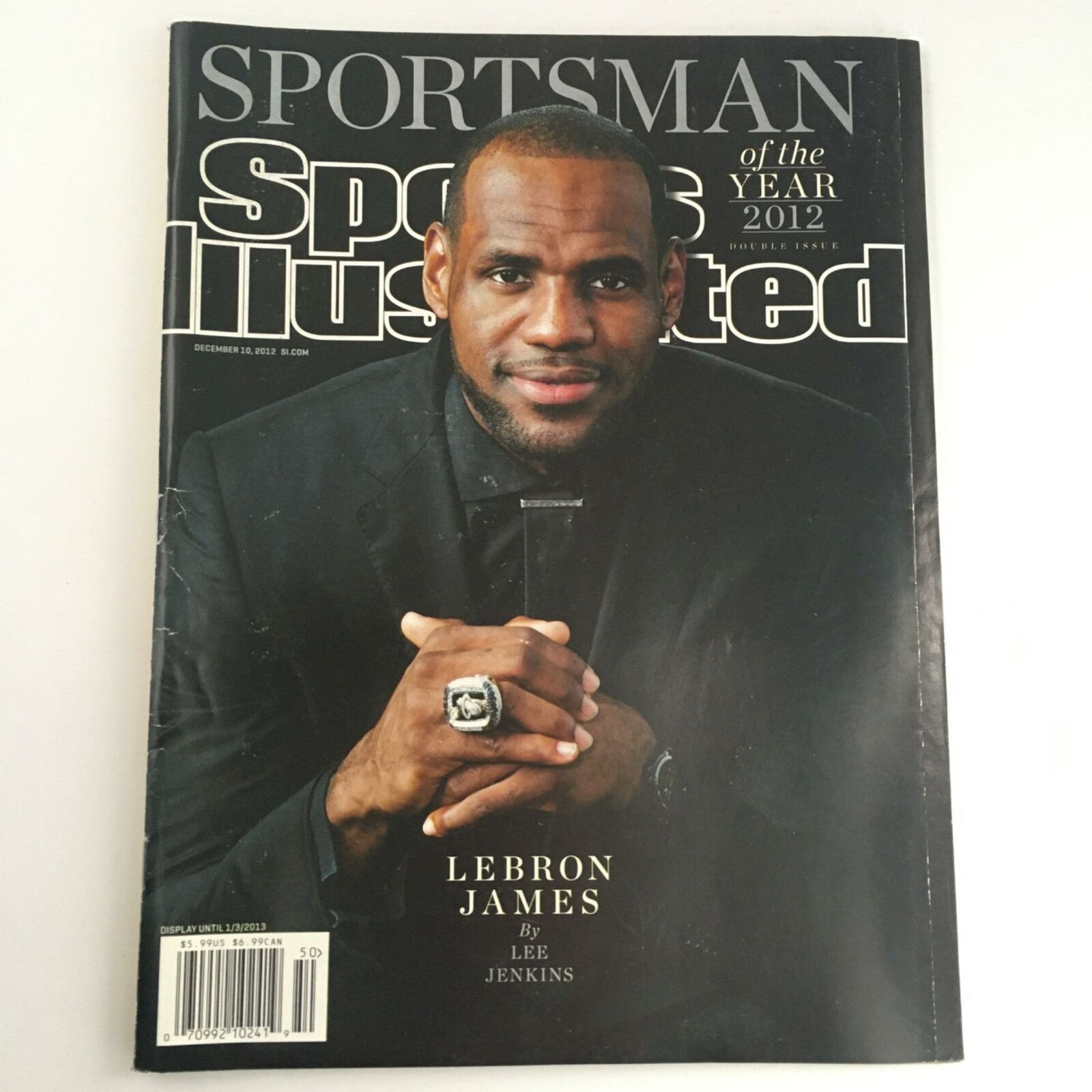 Sports Illustrated Magazine Dec 10, 2012 Sportsman of Year LeBron James No Label