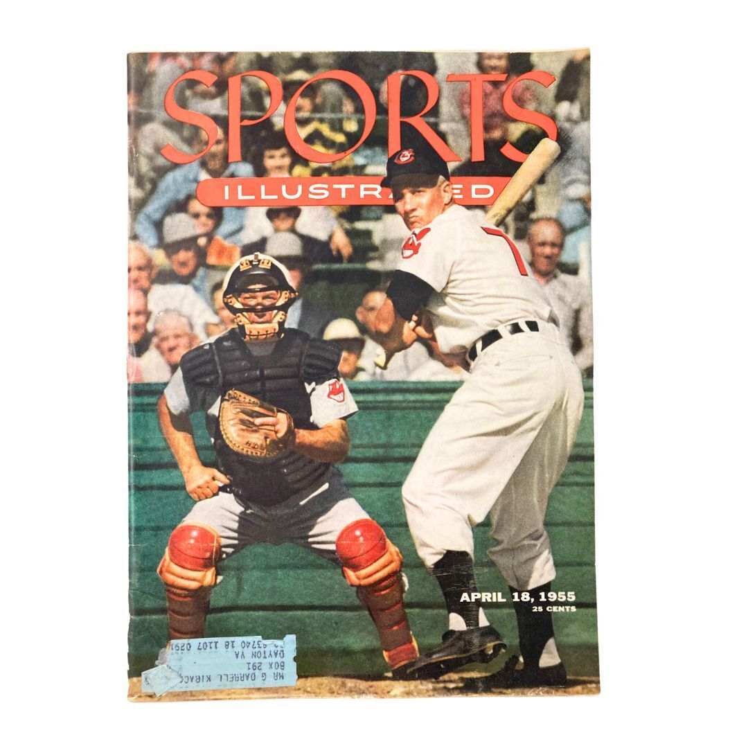 VTG Sports Illustrated Magazine April 18 1955 Al Rosen Facing American League