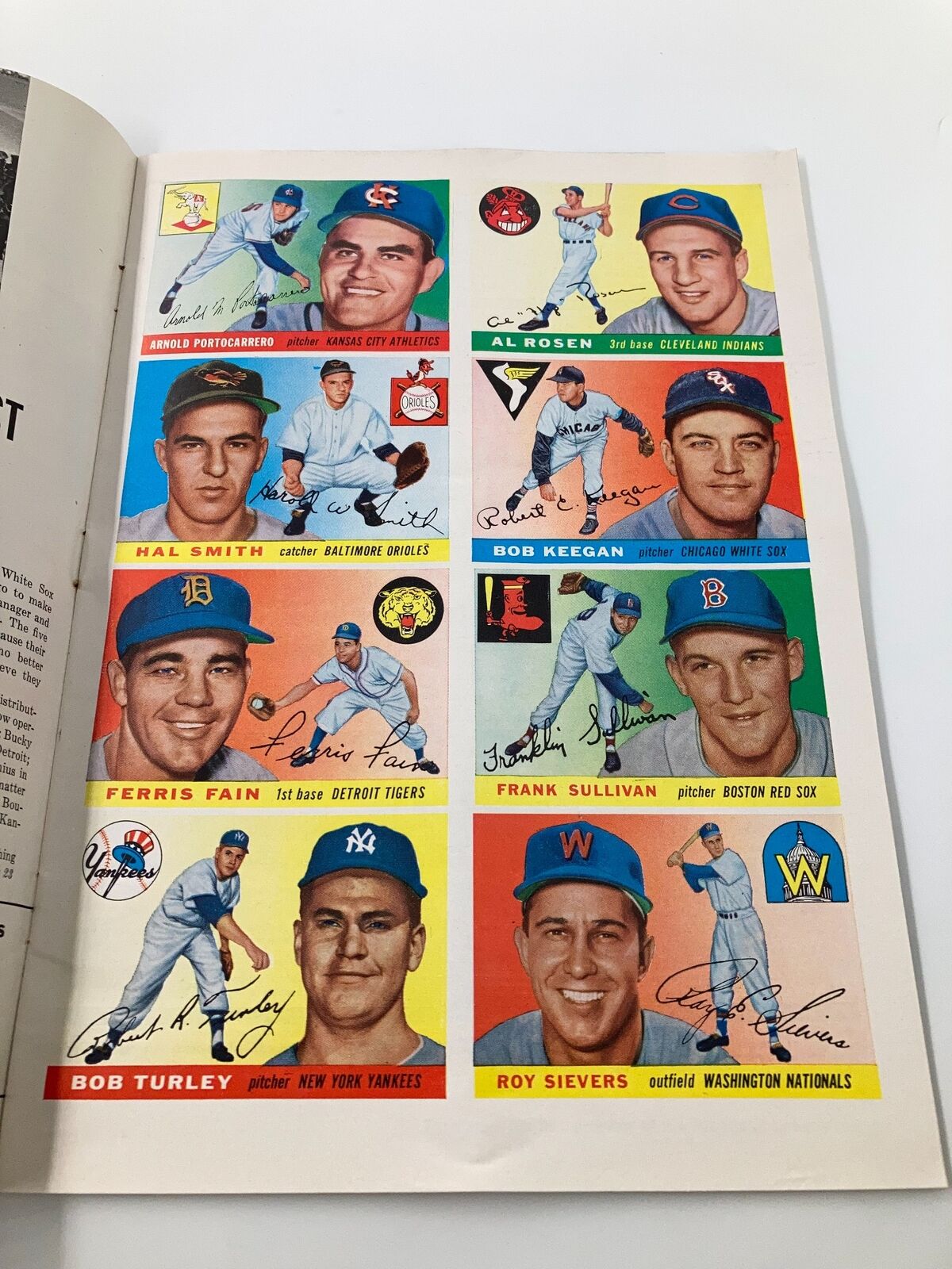 VTG Sports Illustrated Magazine April 18 1955 Al Rosen Facing American League