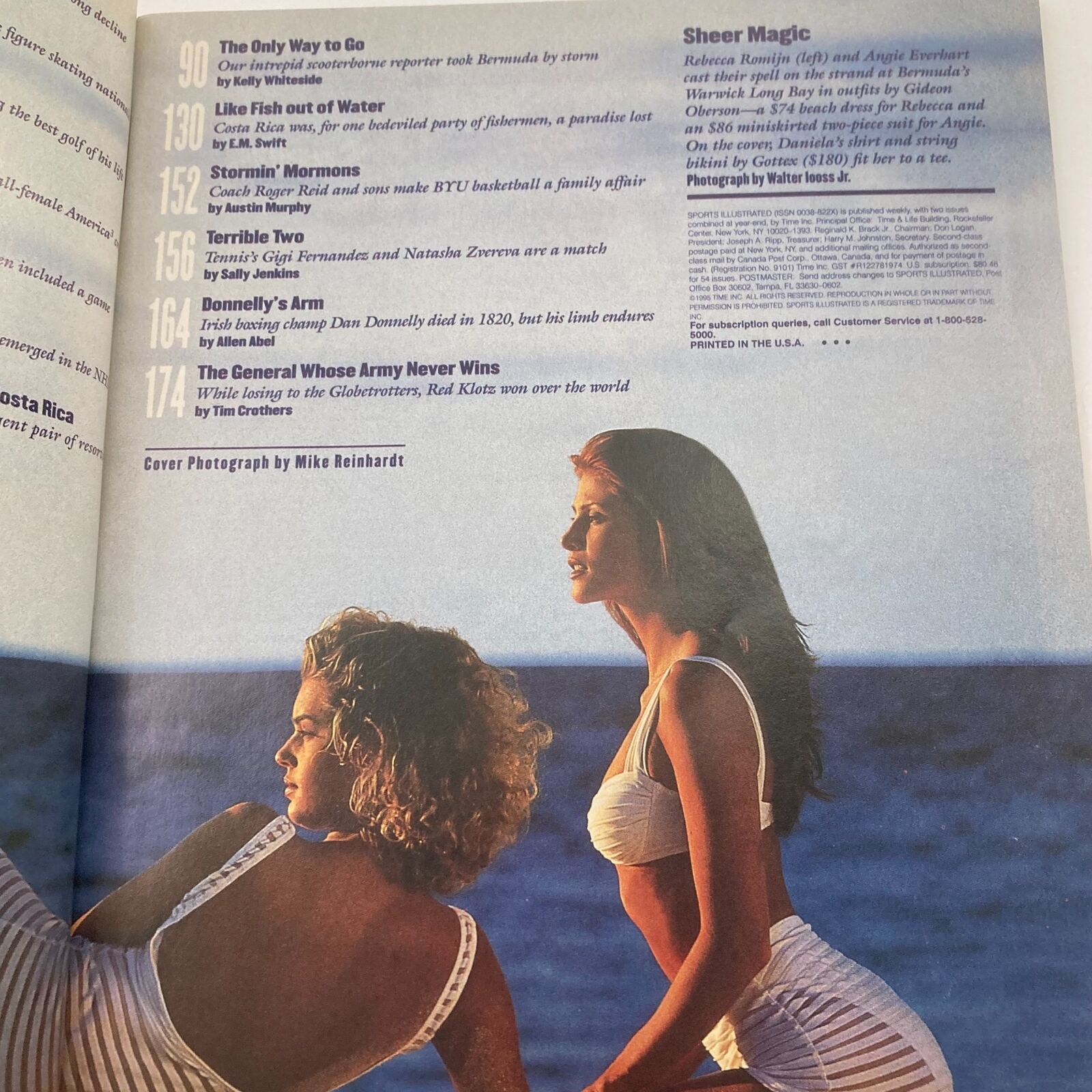 Sports Illustrated Magazine February 20 1995 Daniela Glistens No Label