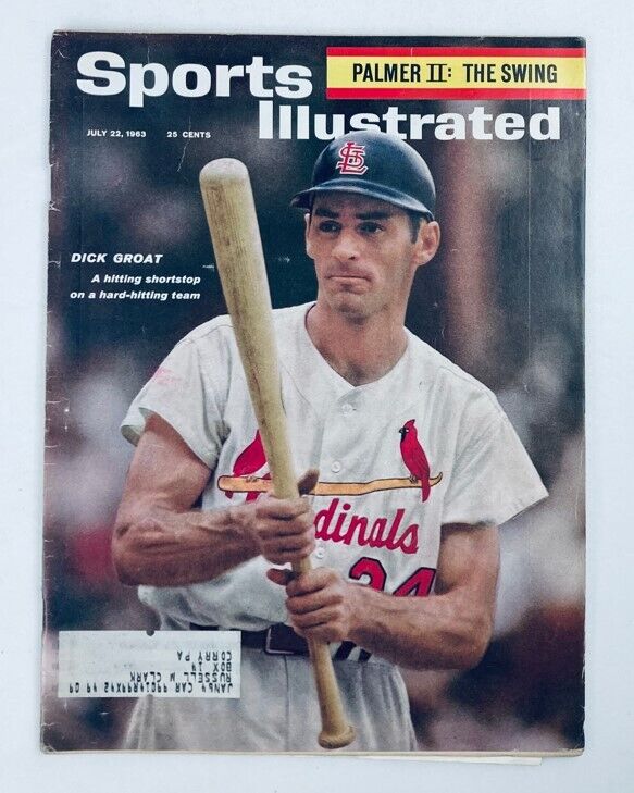 VTG Sports Illustrated Magazine July 22 1963 Vol 19 No. 4 Dick Groat