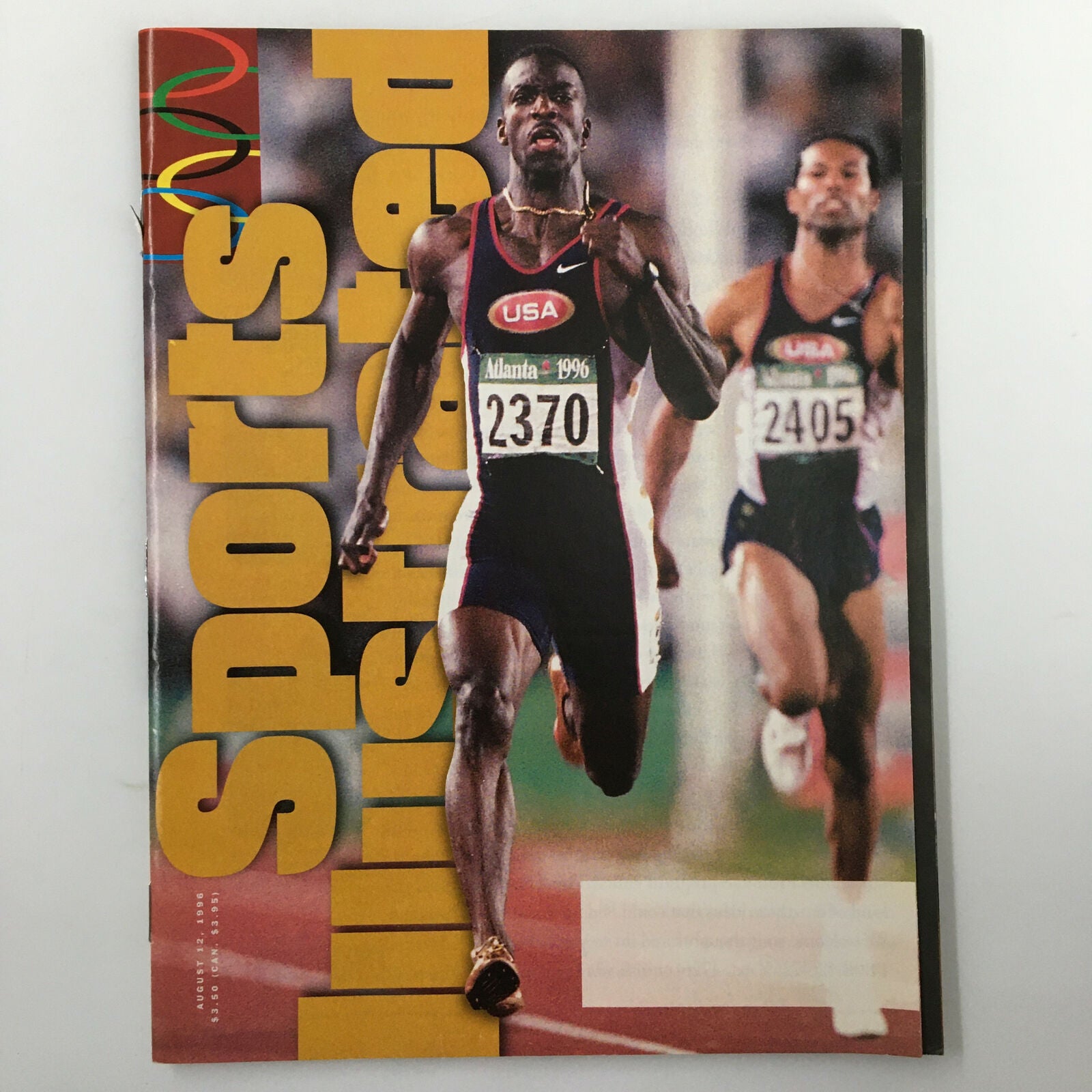 Sports Illustrated Magazine August 12 1996 Michael Johnson Cover No Label VG