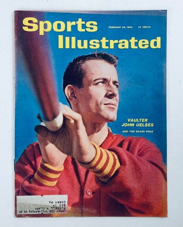 VTG Sports Illustrated Magazine February 26 1962 Vol 16 No. 8 John Uelses