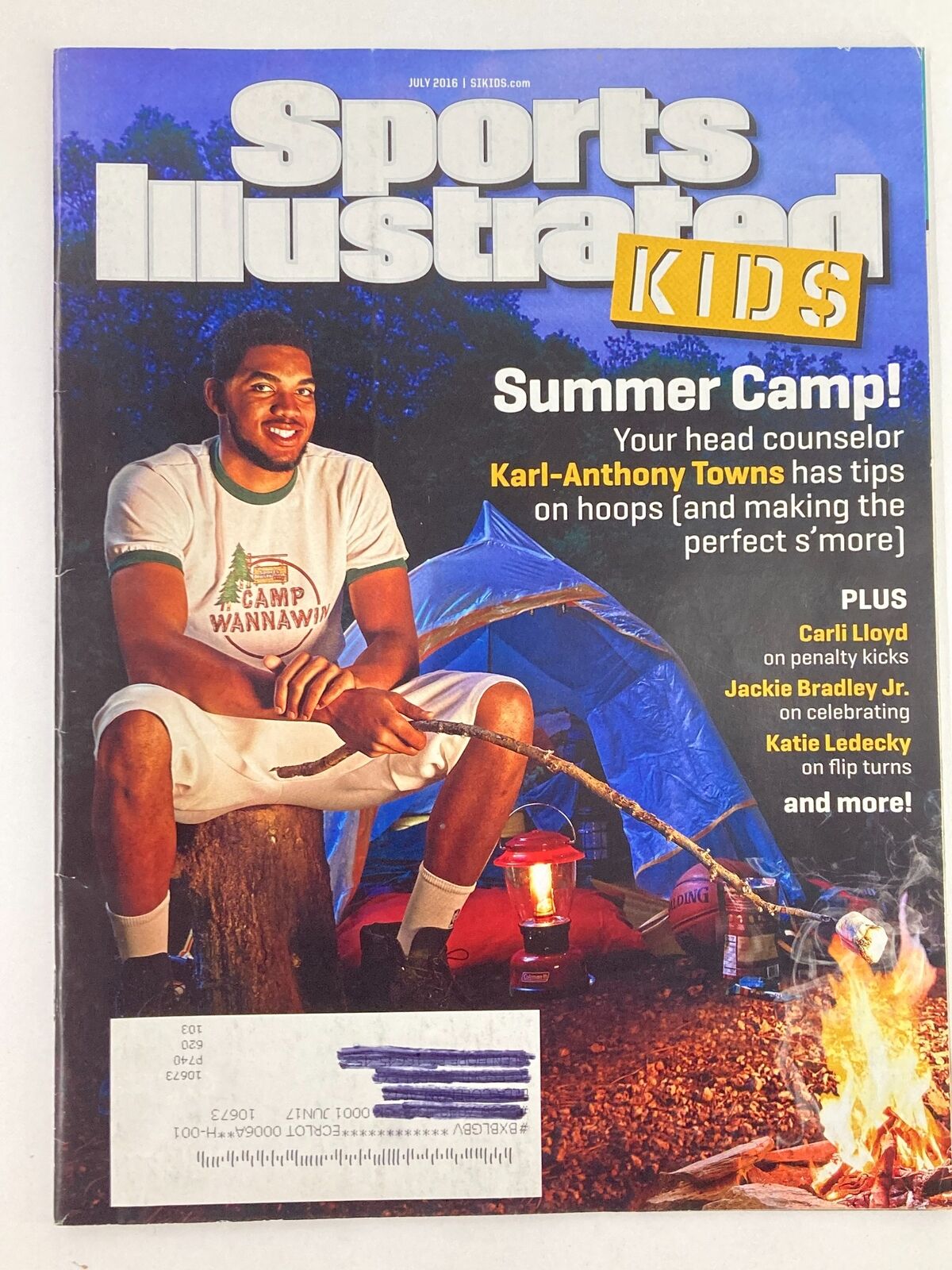 Sports Illustrated Kids Magazine July 2016 Vol 28 #6 Karl-Anthony Towns