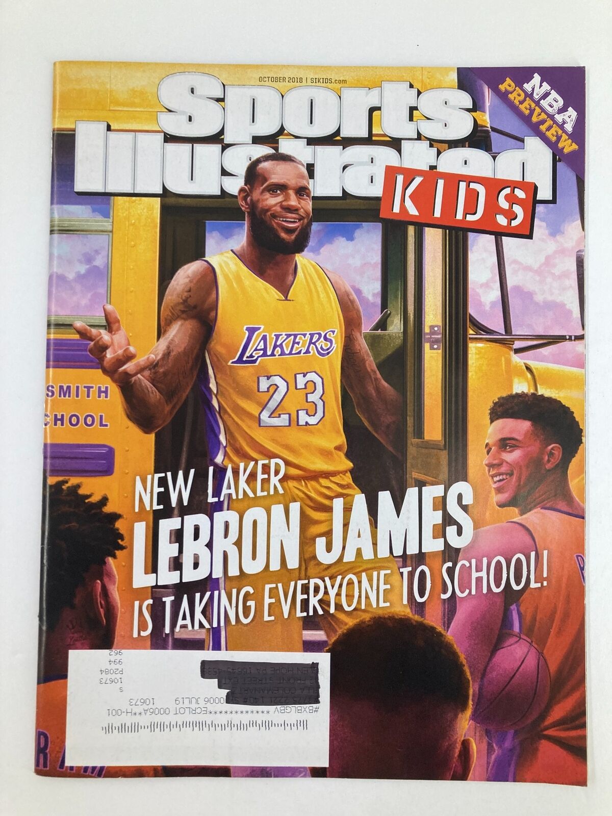 Sports Illustrated Kids Magazine October 2018 Vol 30 #9 LeBron James VG