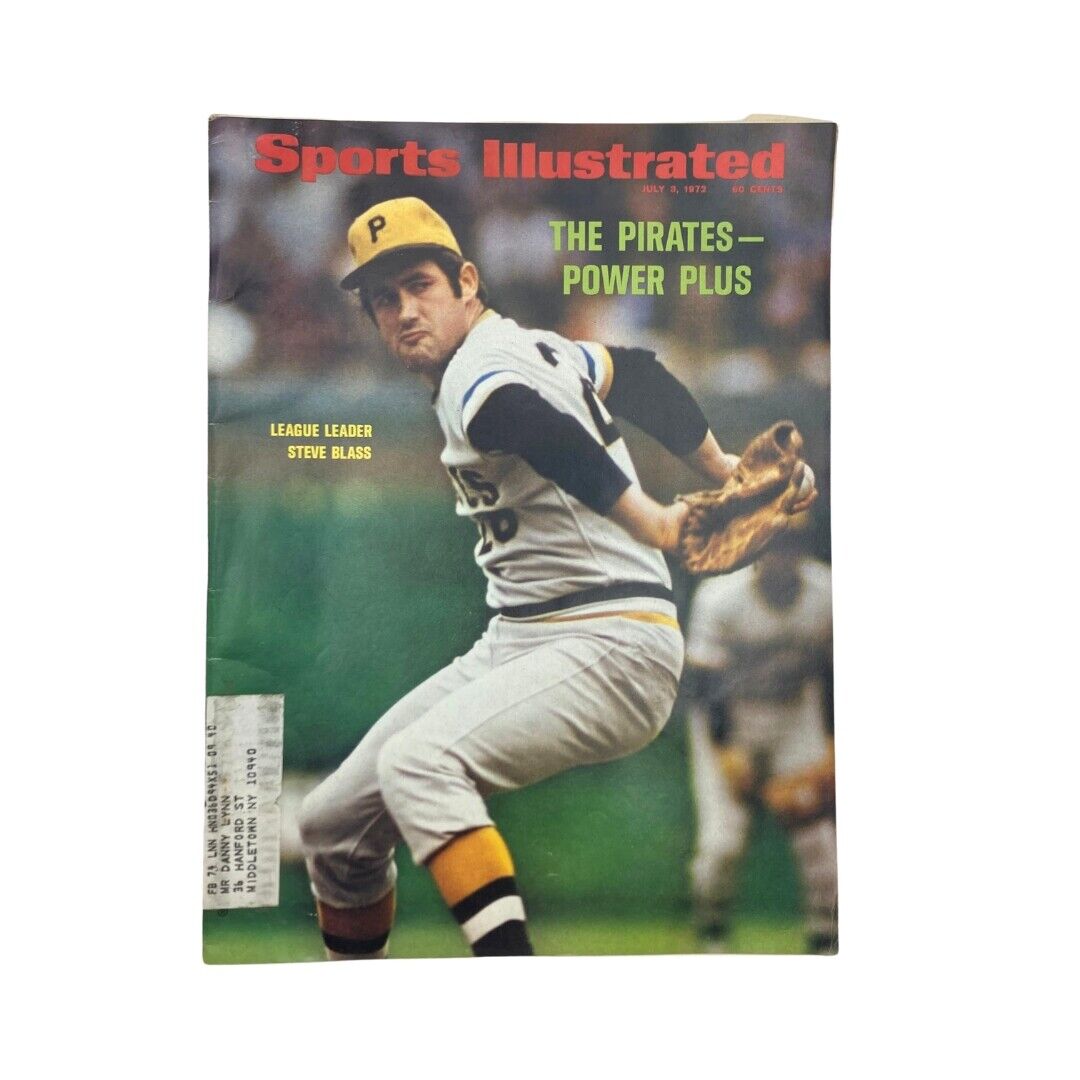 VTG Sports Illustrated Magazine July 3 1972 League Leader Steve Blass