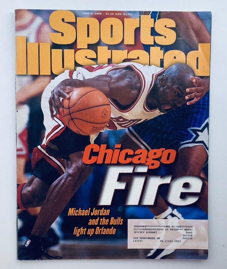 Sports Illustrated Magazine June 3 1996 NBA Michael Jordan Chicago Bulls