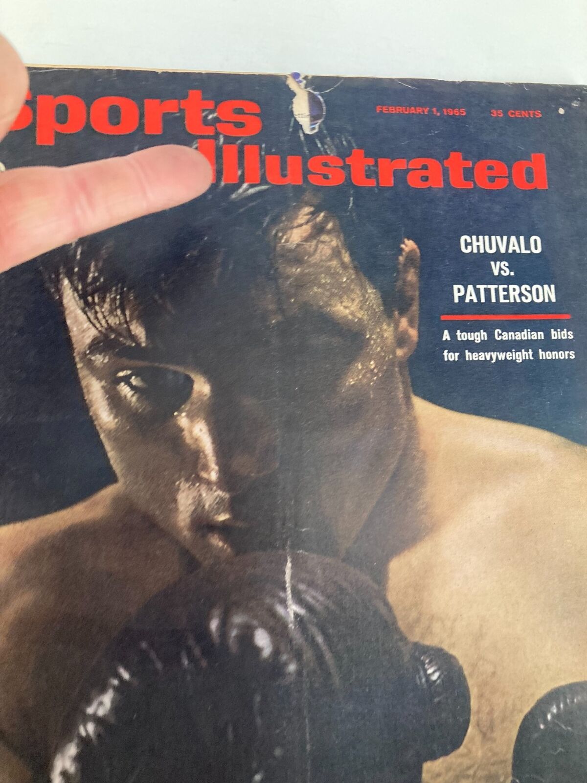 VTG Sports Illustrated Magazine February 1 1965 George Chuvalo v Floyd Patterson